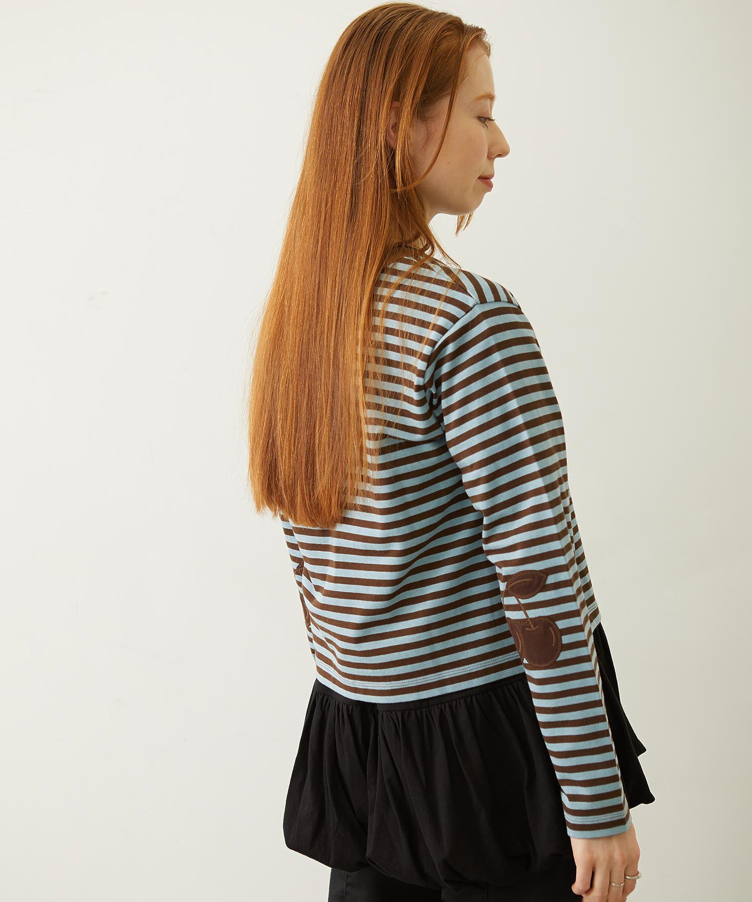 CHERRY ELBOW CARDIGAN