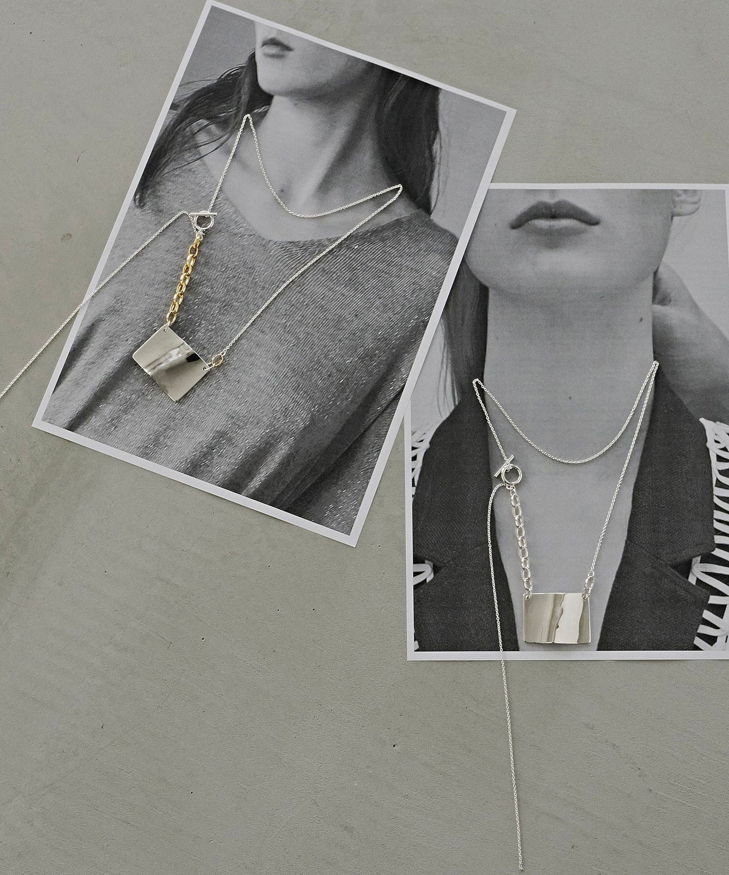 loni/GROUND PLATE NECKLACE