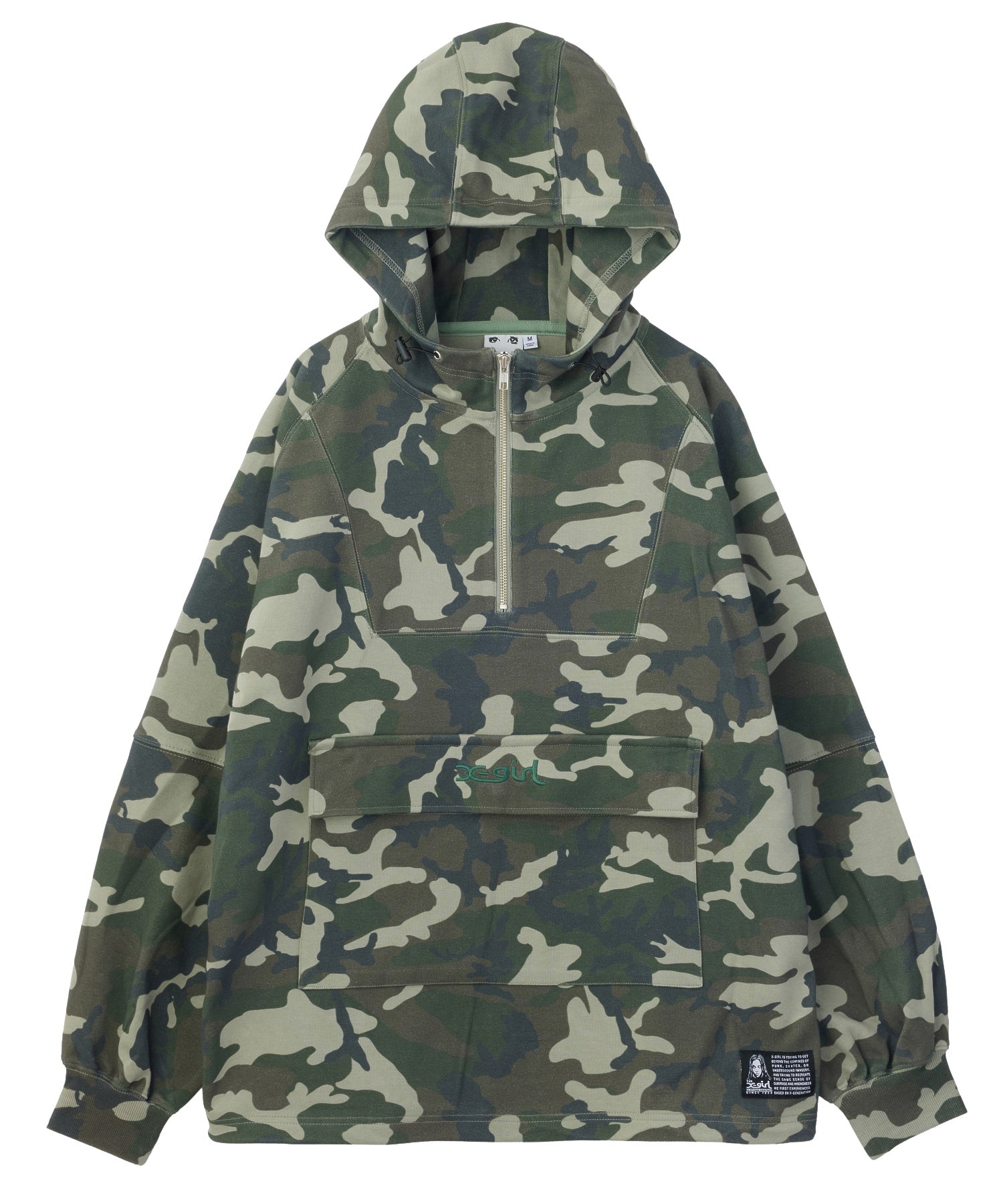 FADED ANORAK SWEATSHIRT