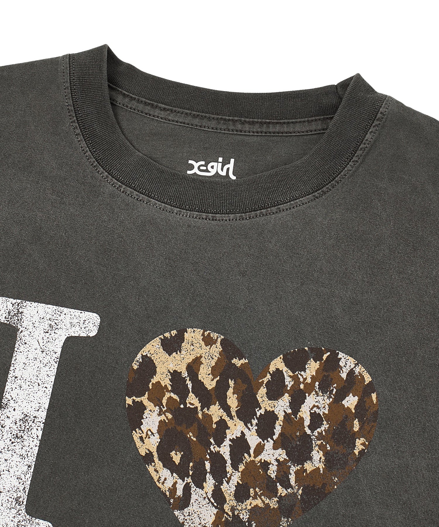 FADED I LOVE X-GIRL S/S BIG TEE DRESS