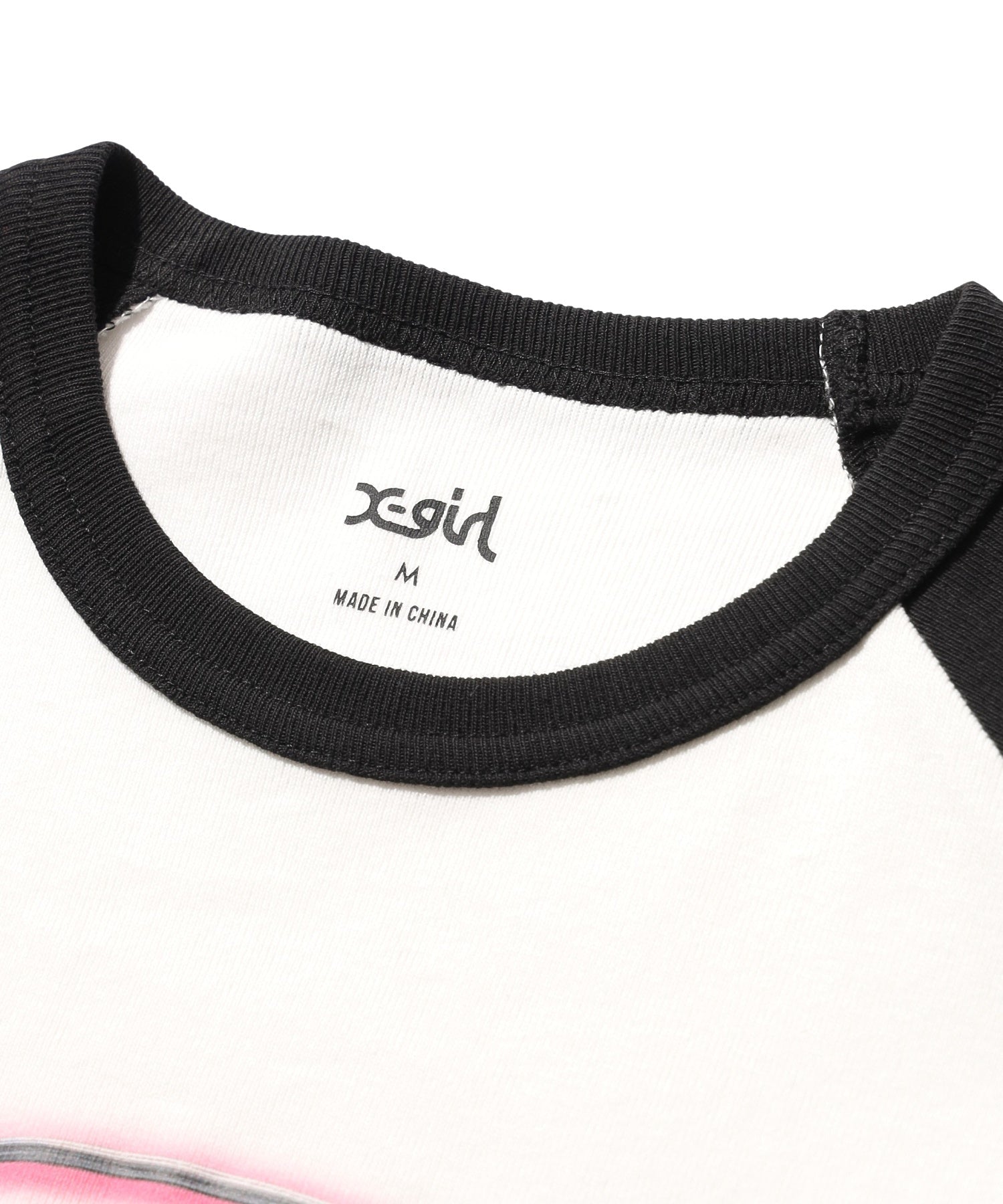 GLOW METAL OVAL LOGO RAGLAN S/S BABY TEE