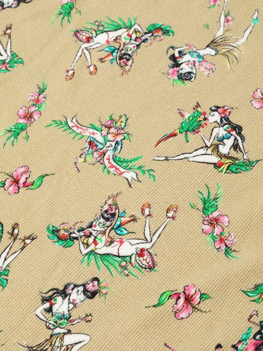 X-girl × FALINE ALOHA GIRL S/S DRESS