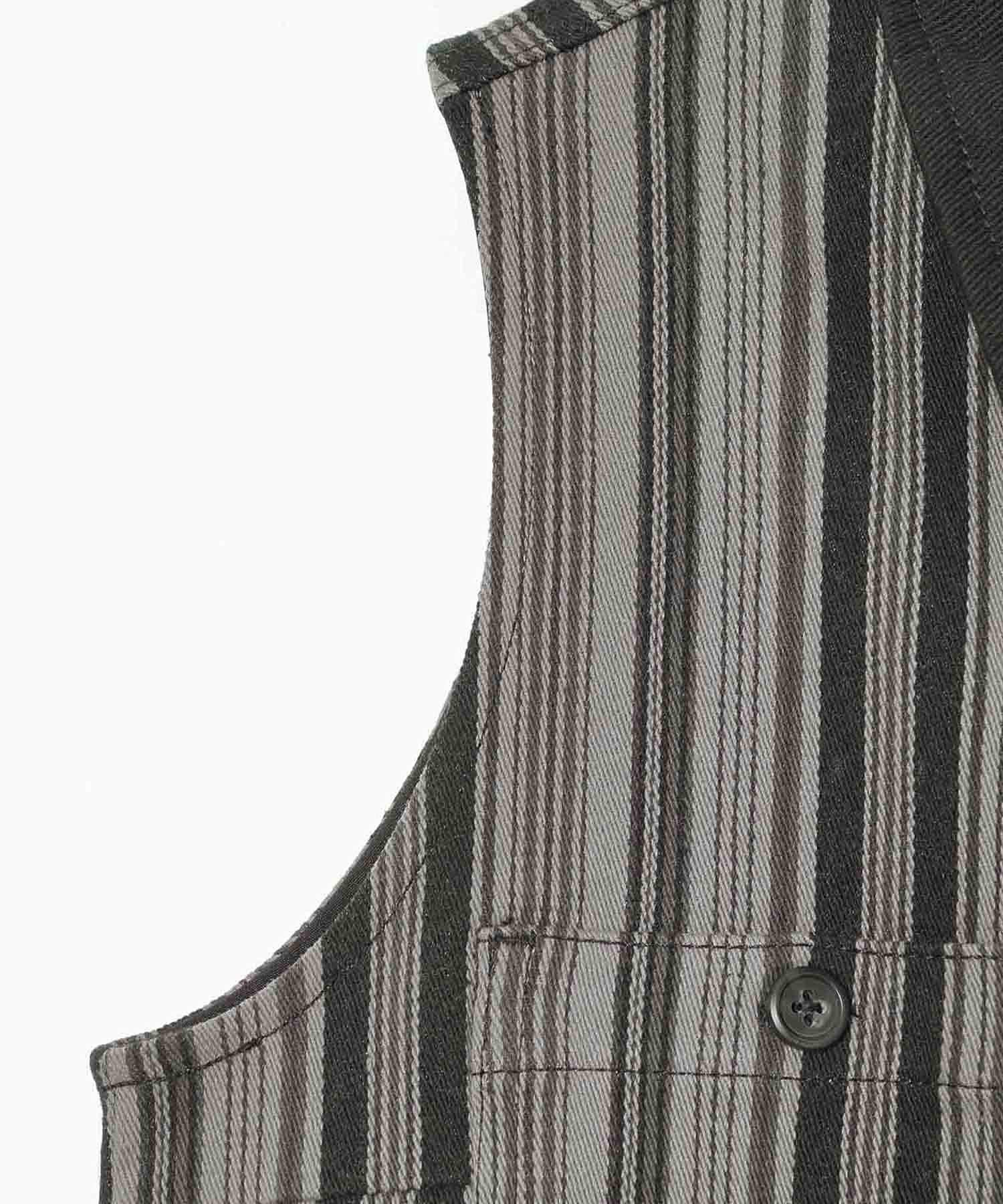 MULTI STRIPE SLEEVELESS SHIRT X-girl