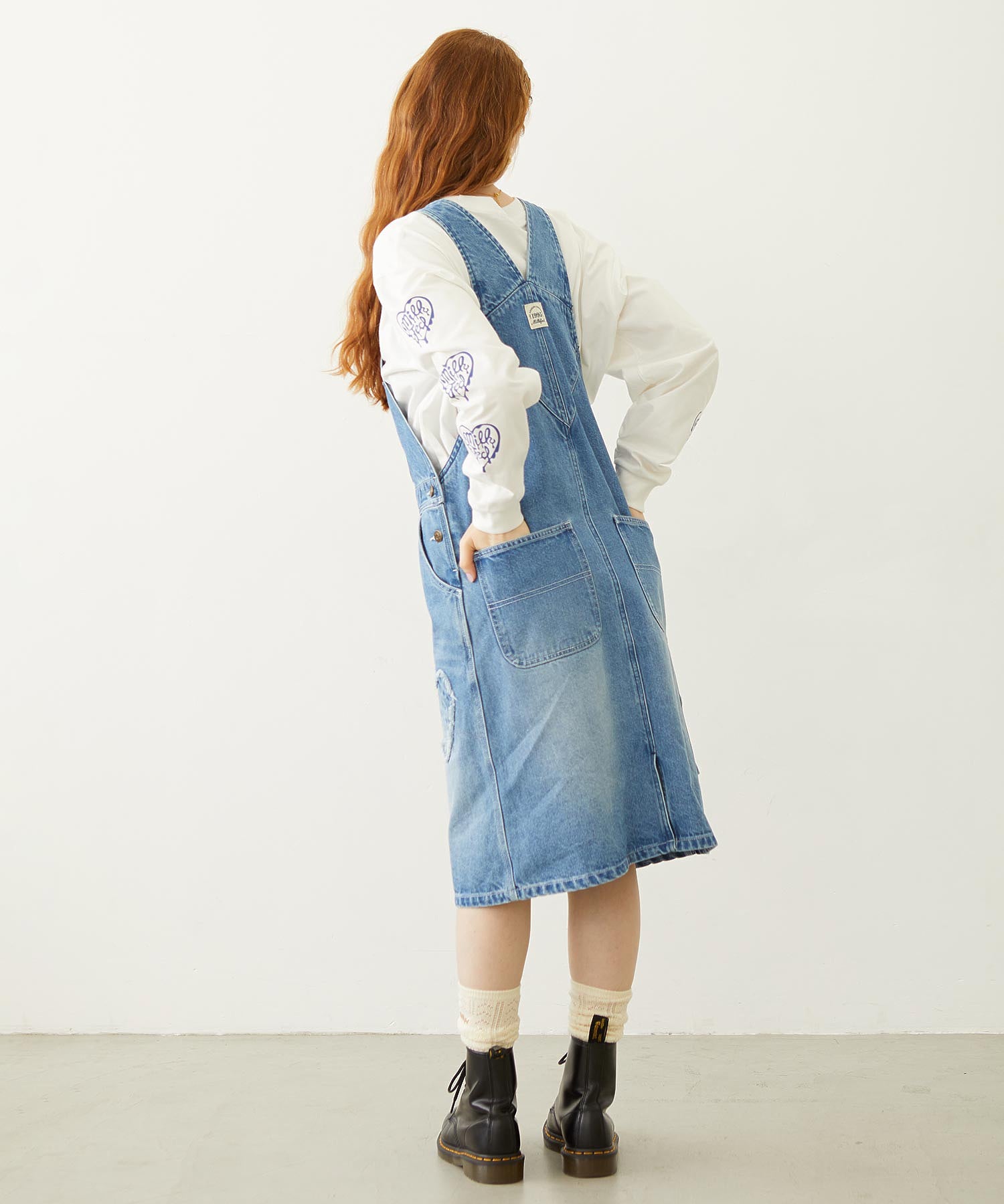 PATCH SALOPETTE SKIRT