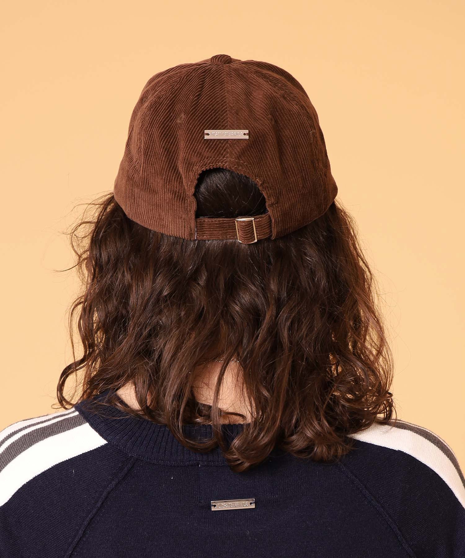 コーデュロイロゴキャップ