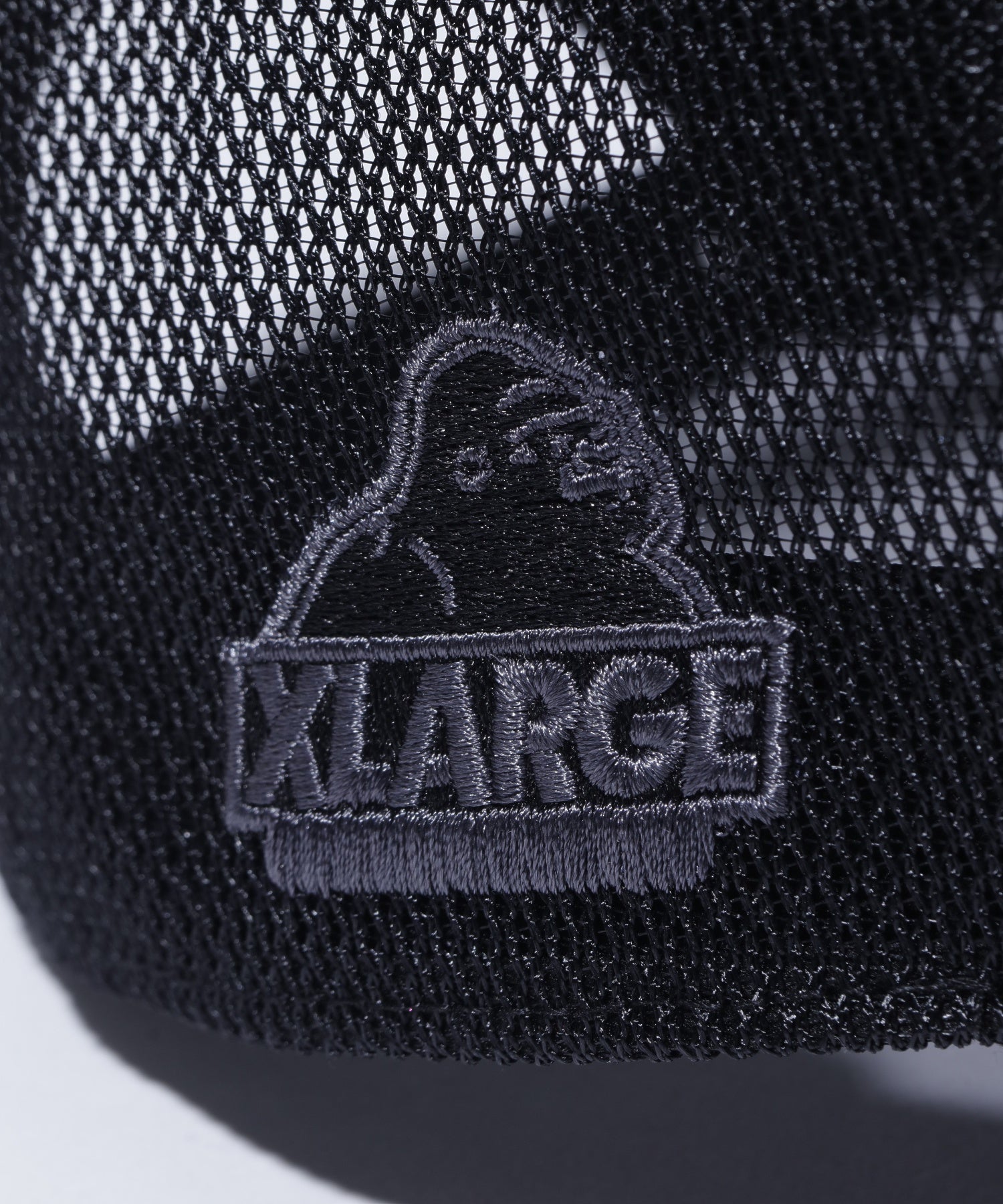 XLARGE×DexFilmz FAUX LEATHER MESH CAP