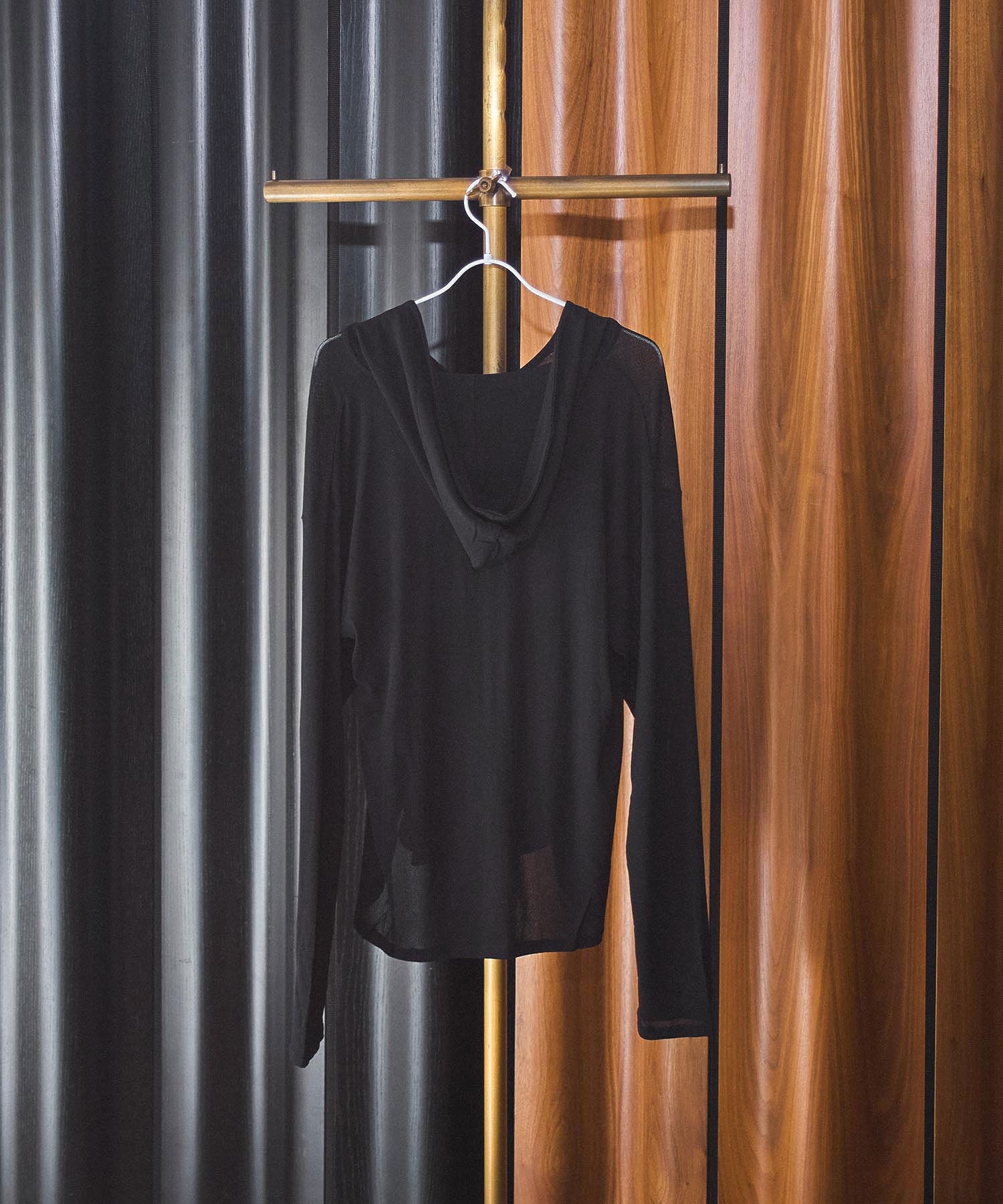 CHIGNON/SHEER HOODIE PO