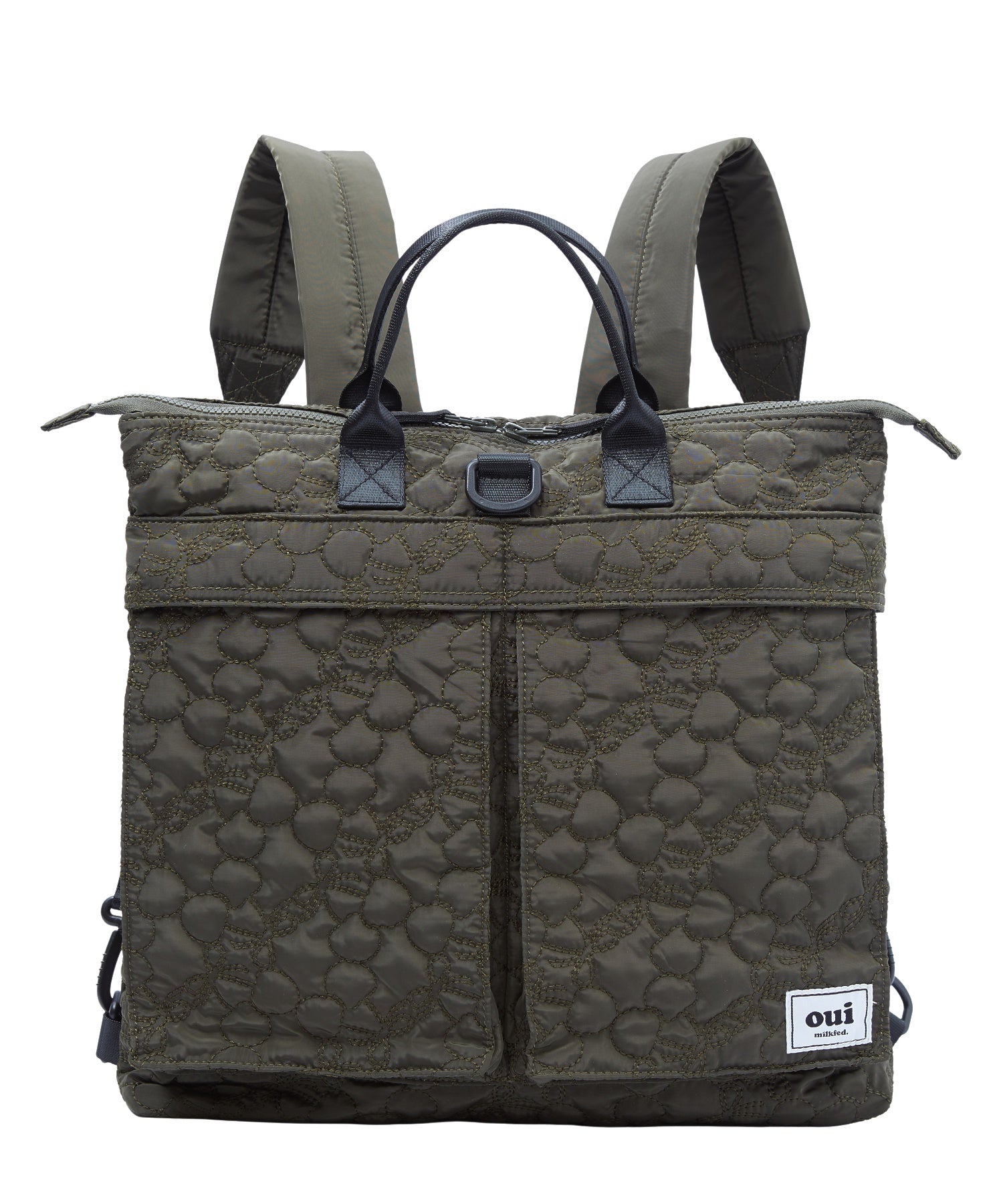CHERRY QUILTED HELMET BAG