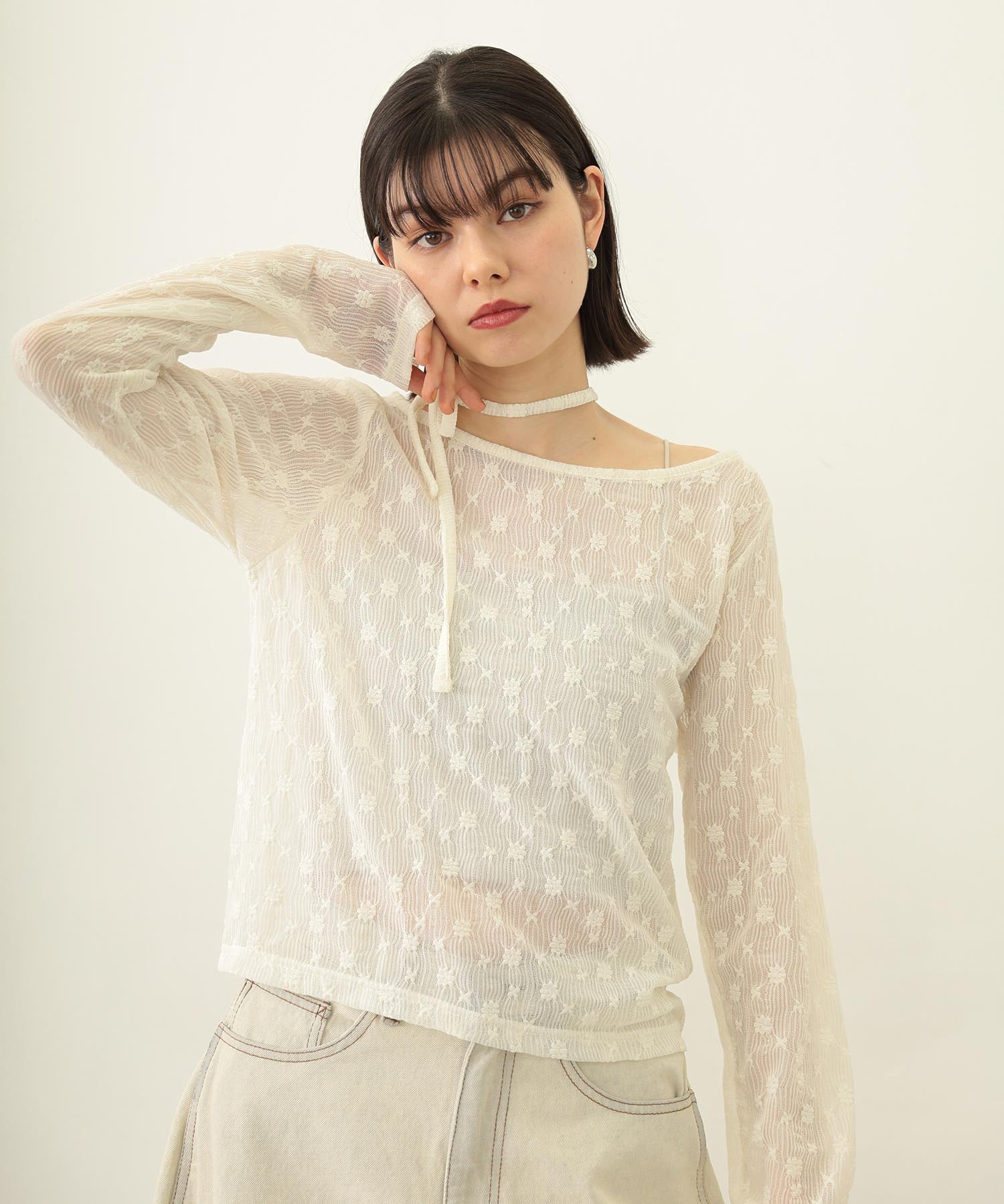 LACE L/S TOP