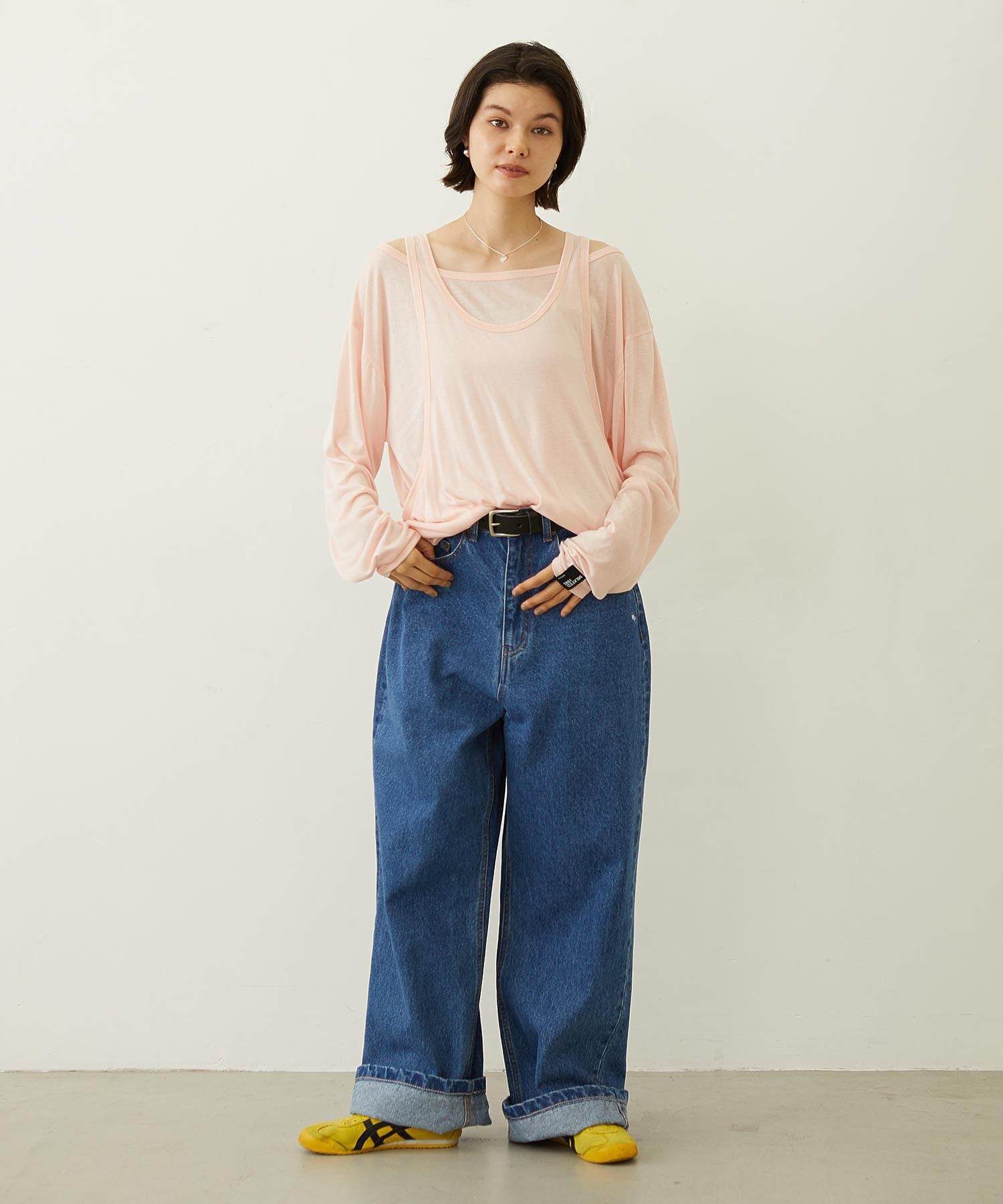 LAYERED LOOK L/S TOP