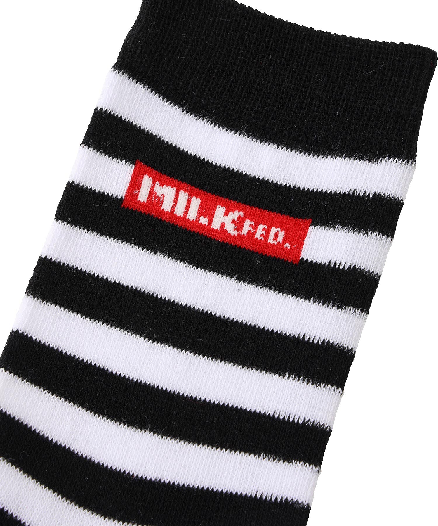 STRIPED BAR LOGO SOCKS MILKFED.