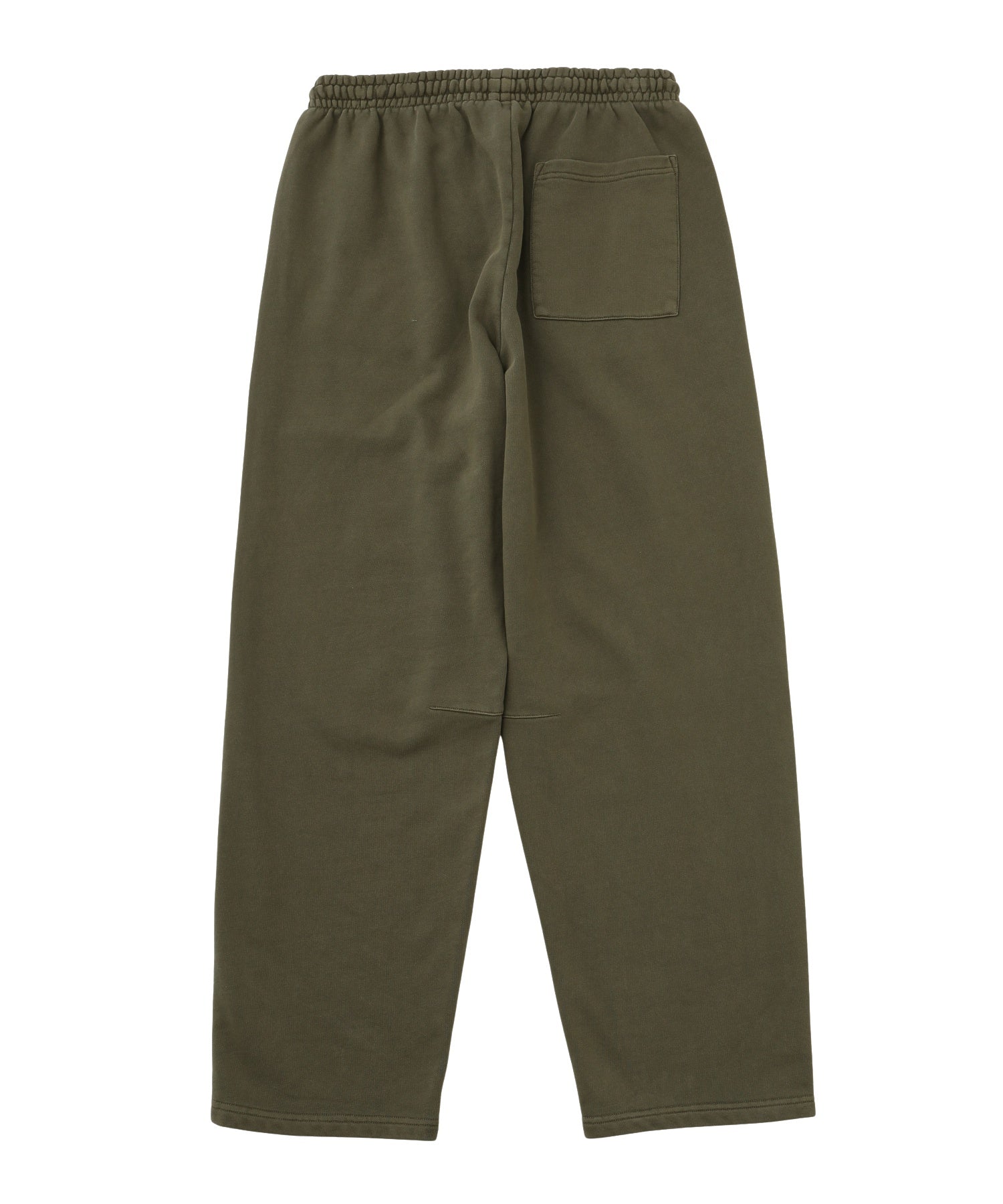 PIGMENT DYED FACE AND LOGO SQUARE PATCH SWEATPANTS