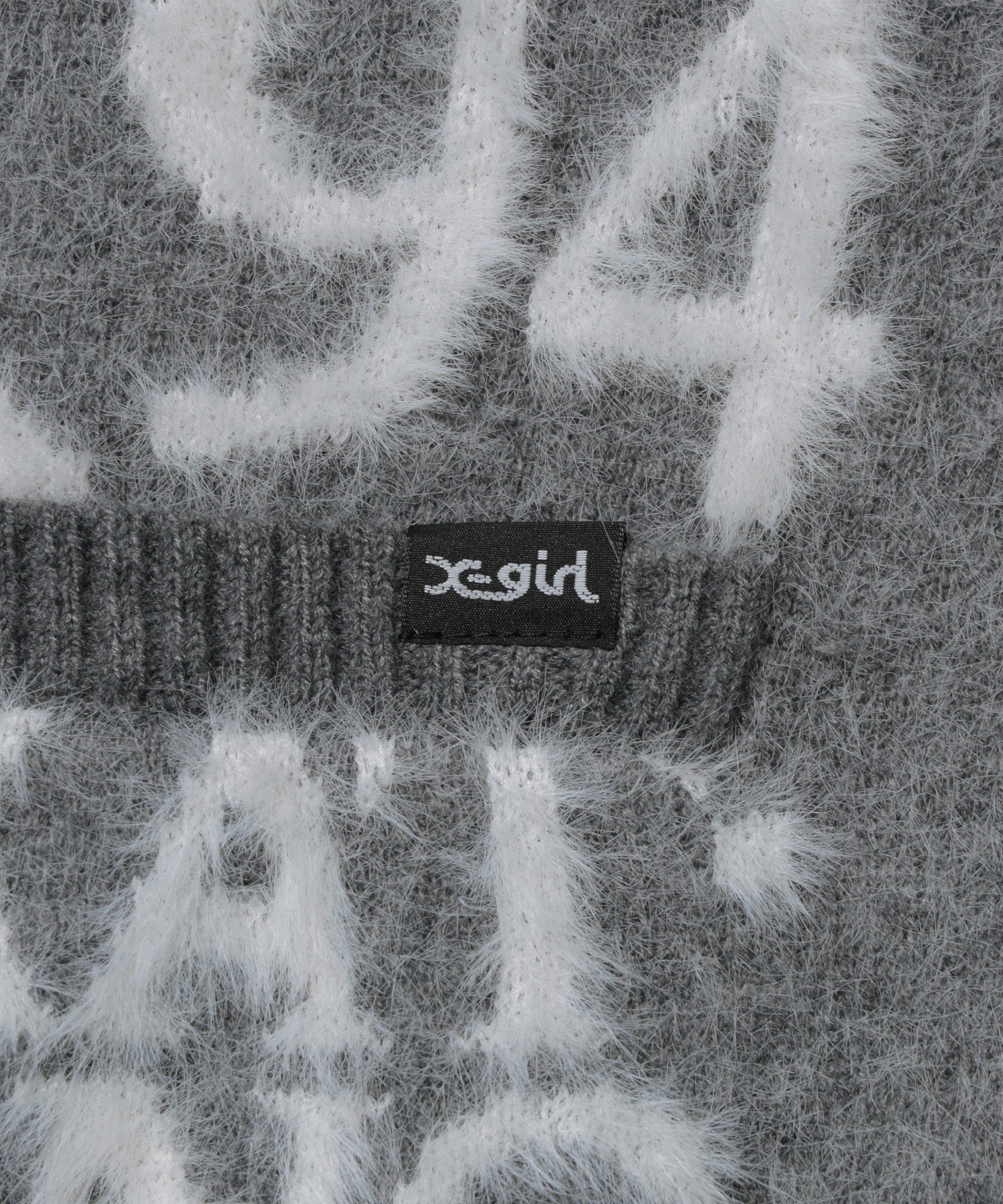 LOGO AND BUNNY JACQUARD KNIT CARDIGAN
