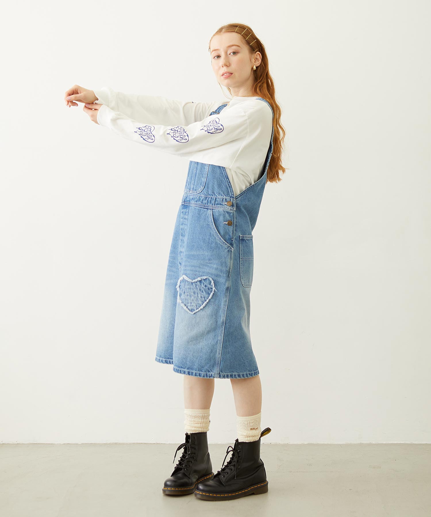 PATCH SALOPETTE SKIRT