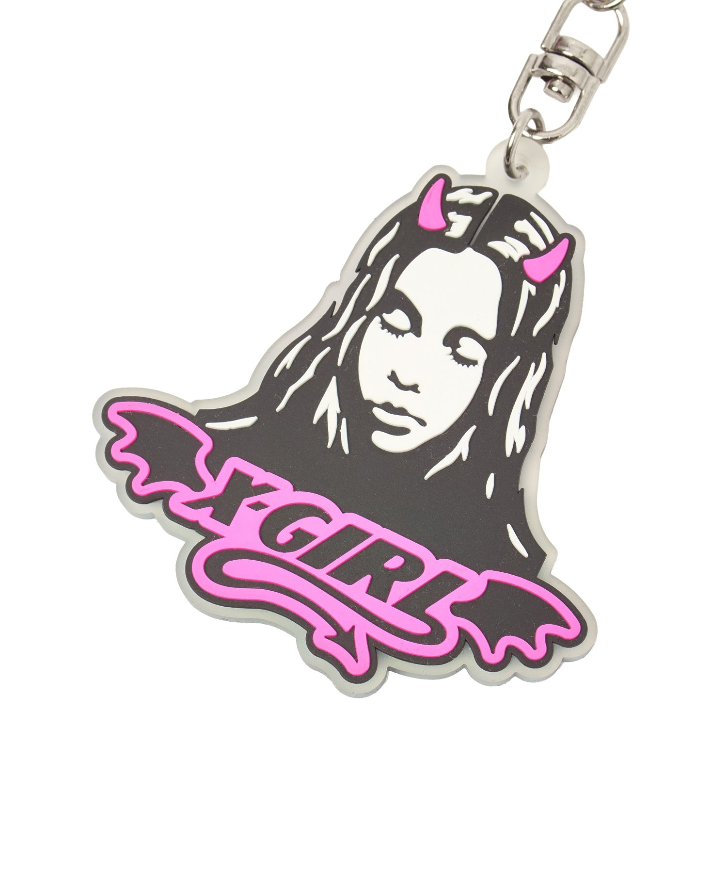 DEVIL FACE RUBBER KEY CHARM