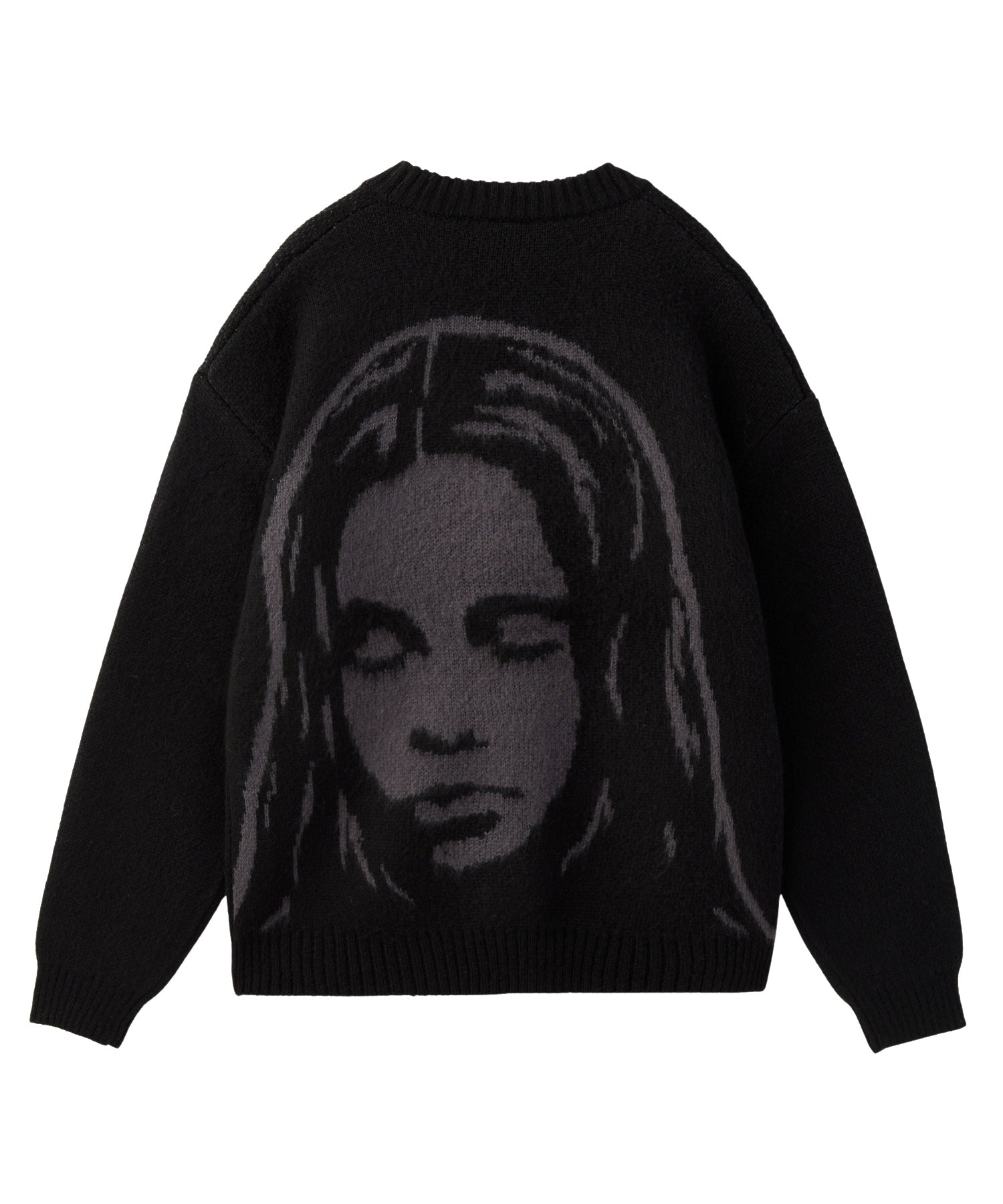 FACE JACQUARD KNIT CARDIGAN