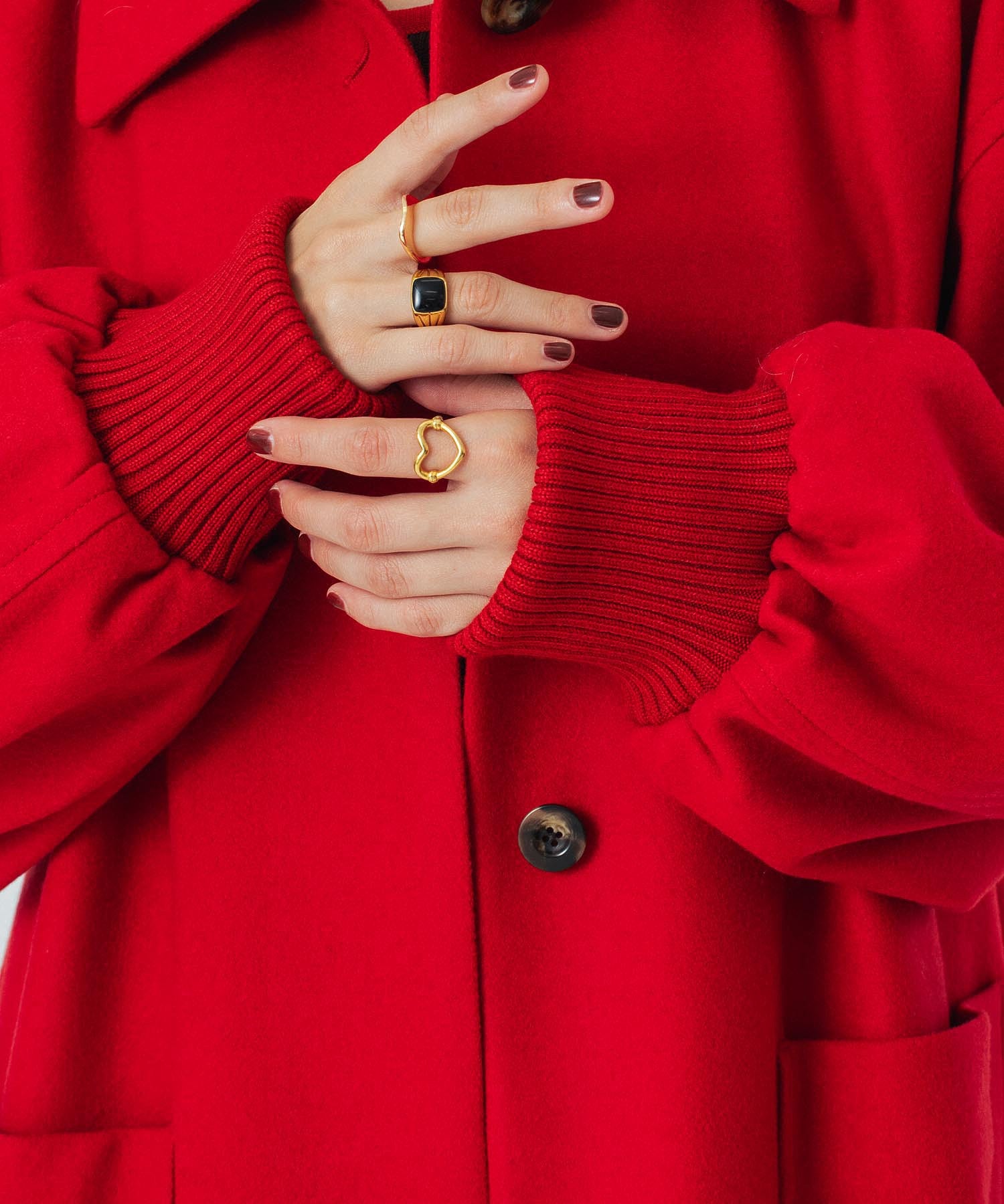 mici/VOLUME SLEEVE COAT