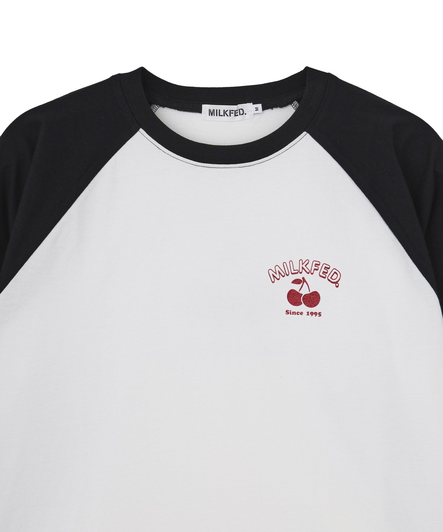 ROUND LOGO GLITTER CHERRY B/B TEE