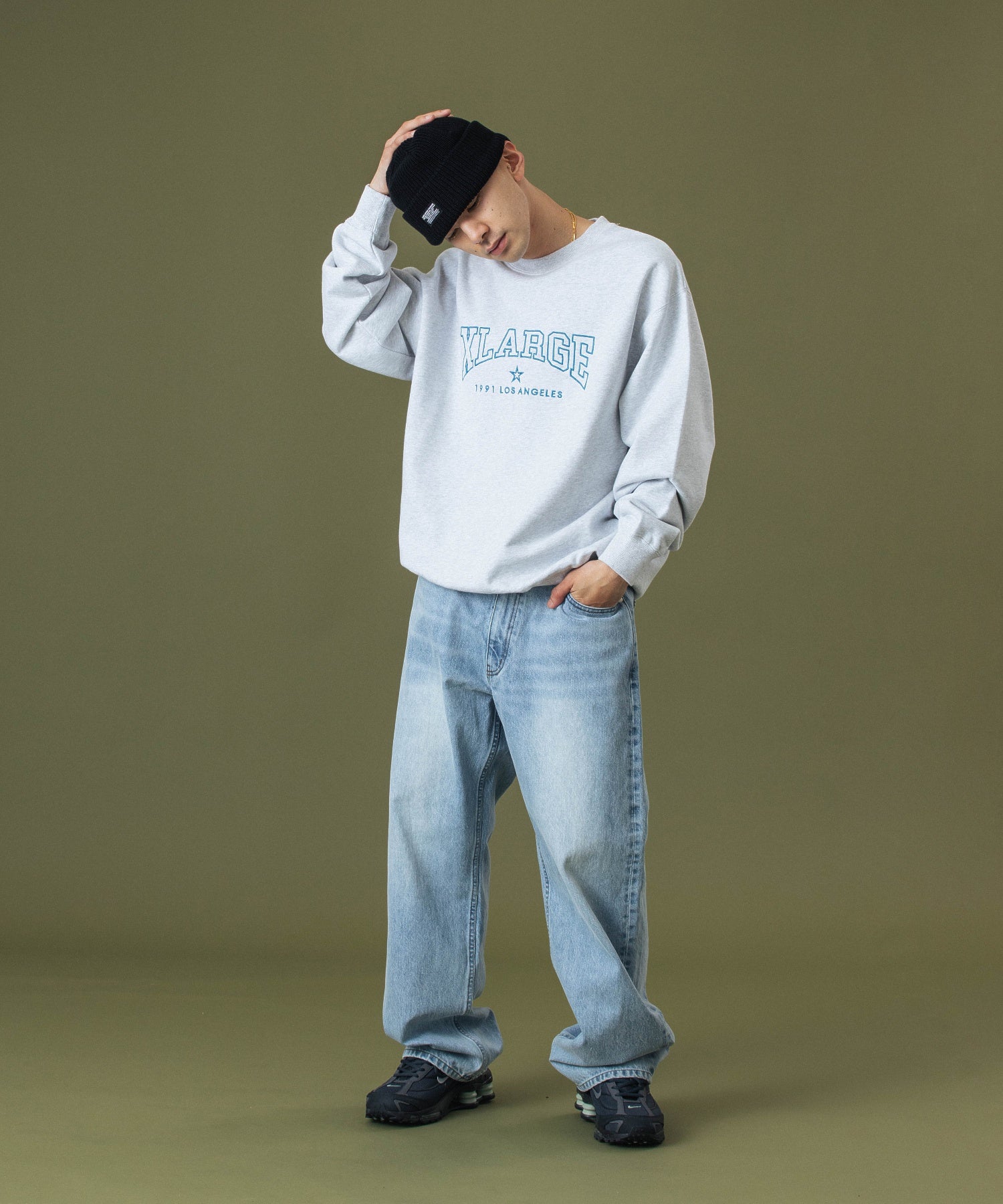 BRIDGE LOGO CREWNECK SWEATSHIRT