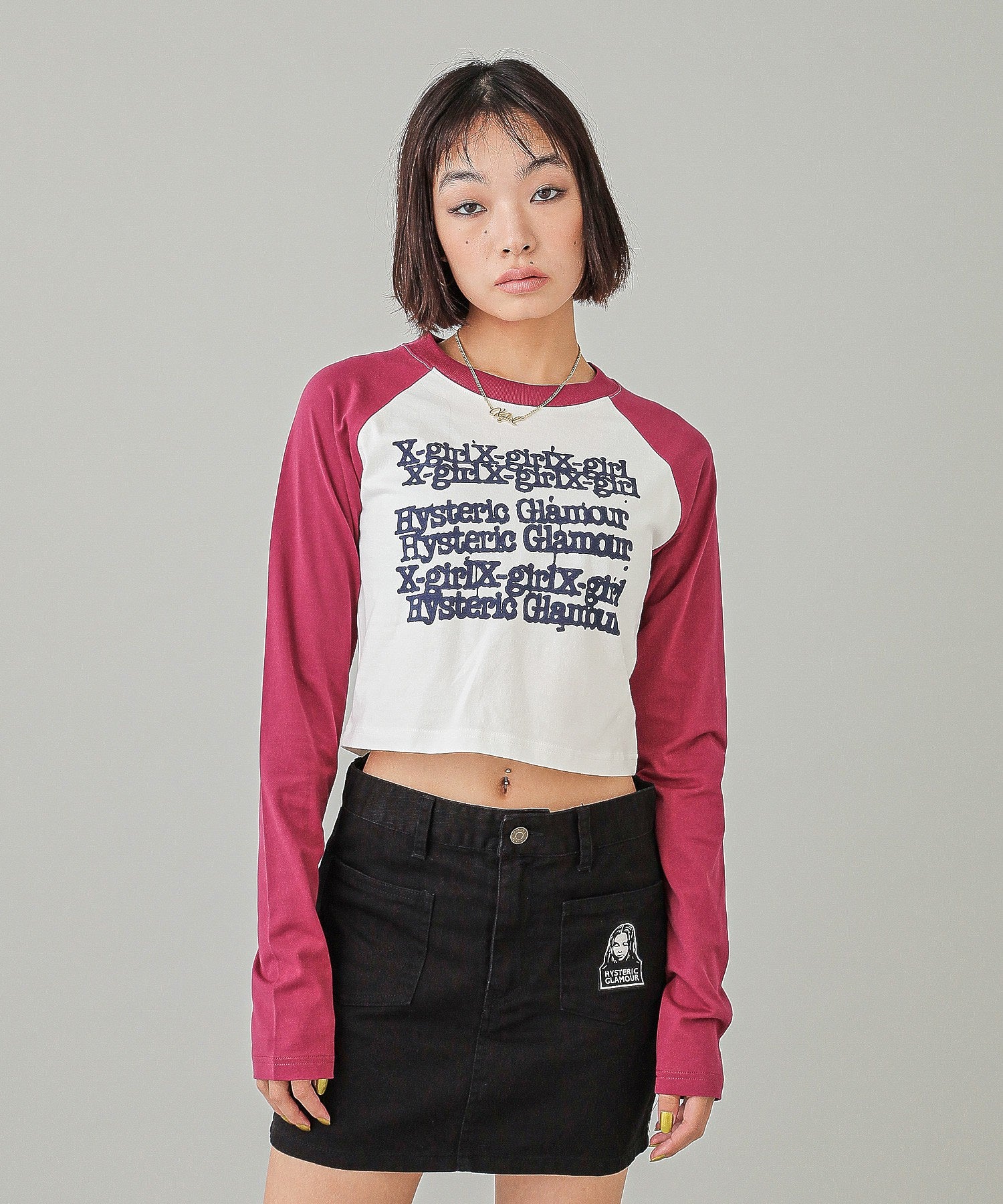 X-girl x HYSTERIC GLAMOUR MINI SKIRT