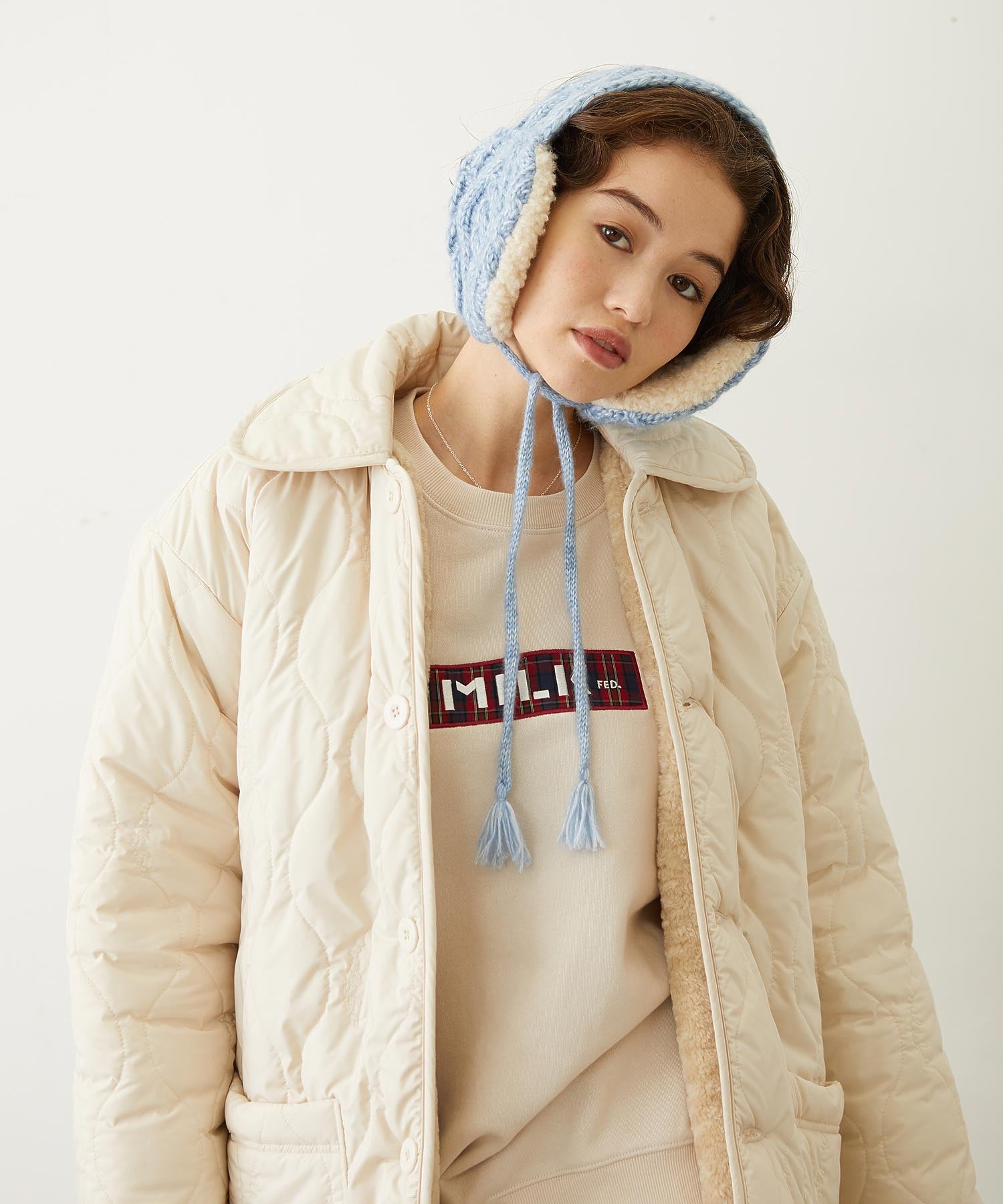 KNIT EAR MUFF