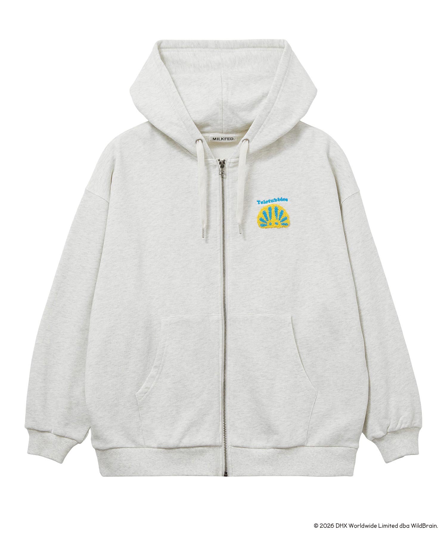 MILKFED. / TELETUBBIES SQUARE FRAME ZIP UP HOODIE