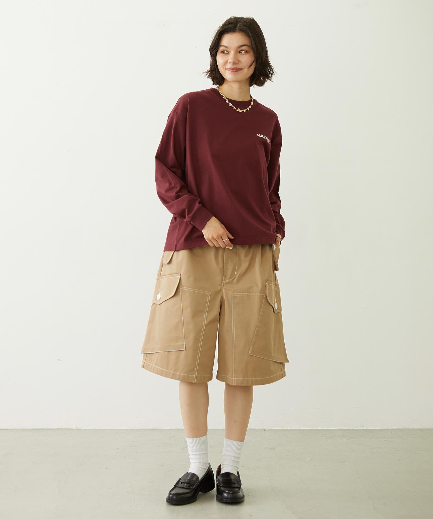STENCIL ARCH LOGO L/S TEE