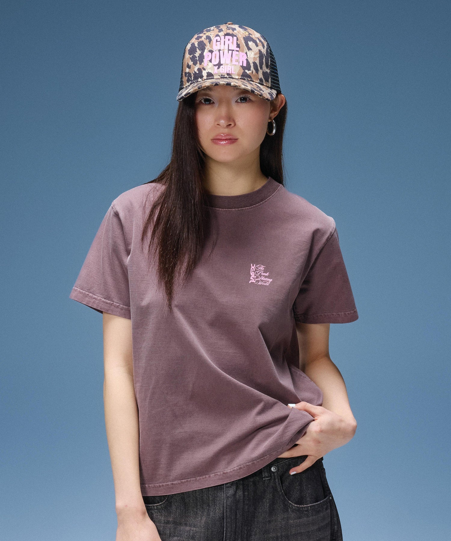 GIRL POWER LOGO TRUCKER CAP