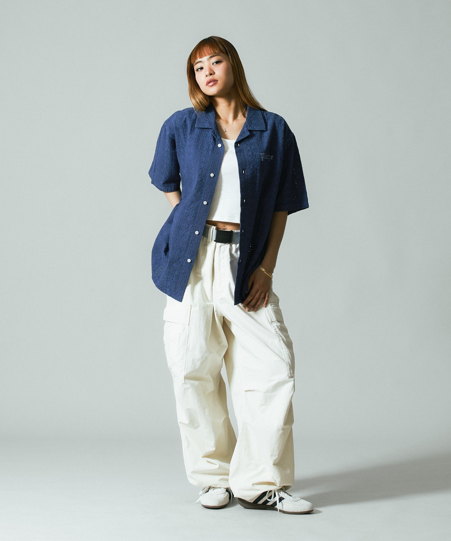 S/S LACE SHIRT