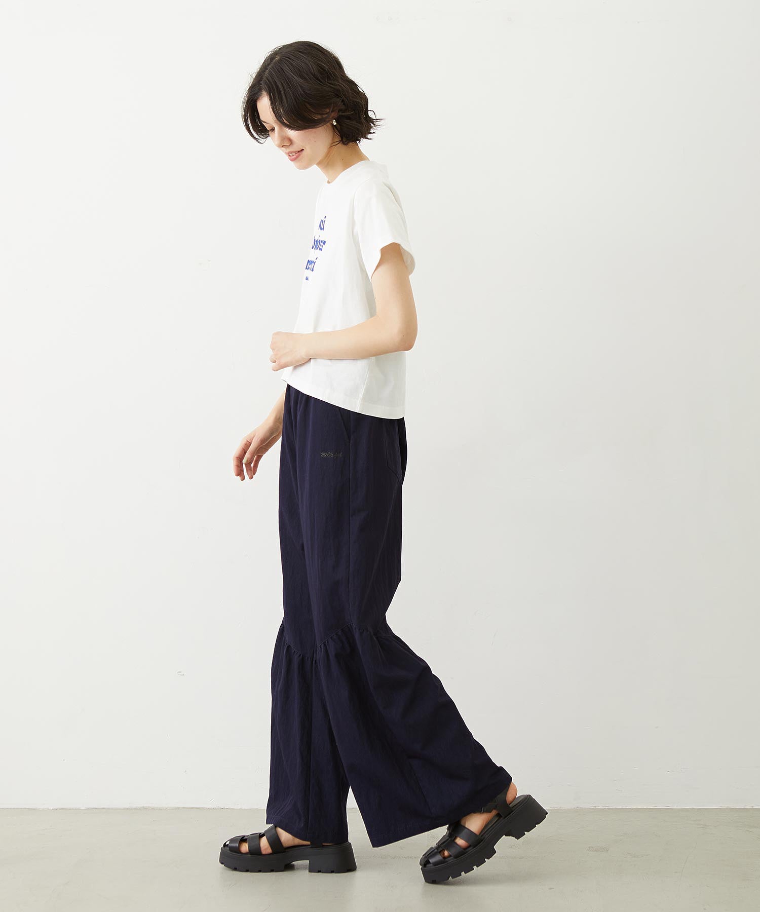 COOPER LOGO FLOCK PRINT COMPACT S/S TEE