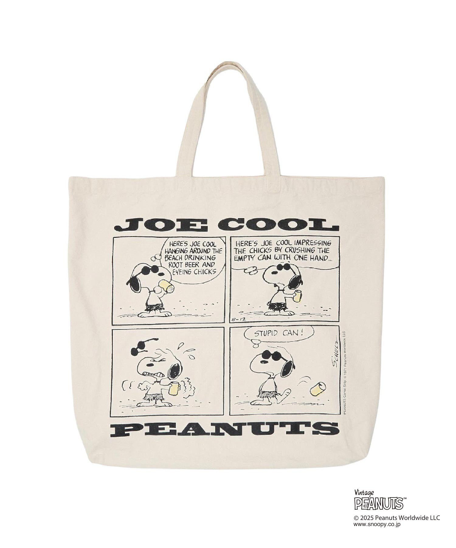 MILKFED. × PEANUTS JOE COOL COMIC BIG TOTE