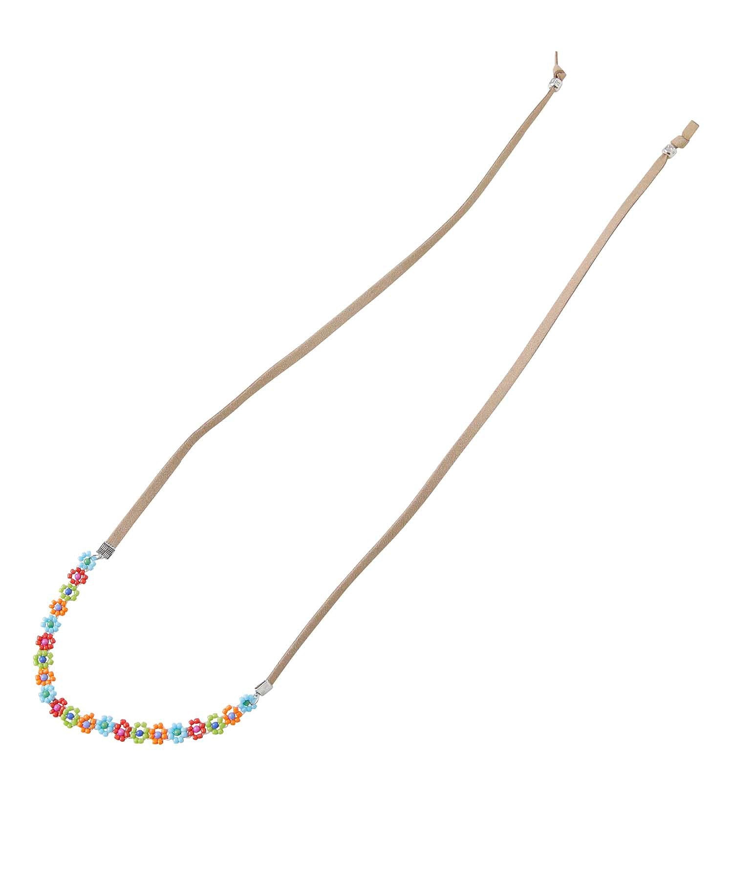 FLOWER BEADS CHOKER X-girl