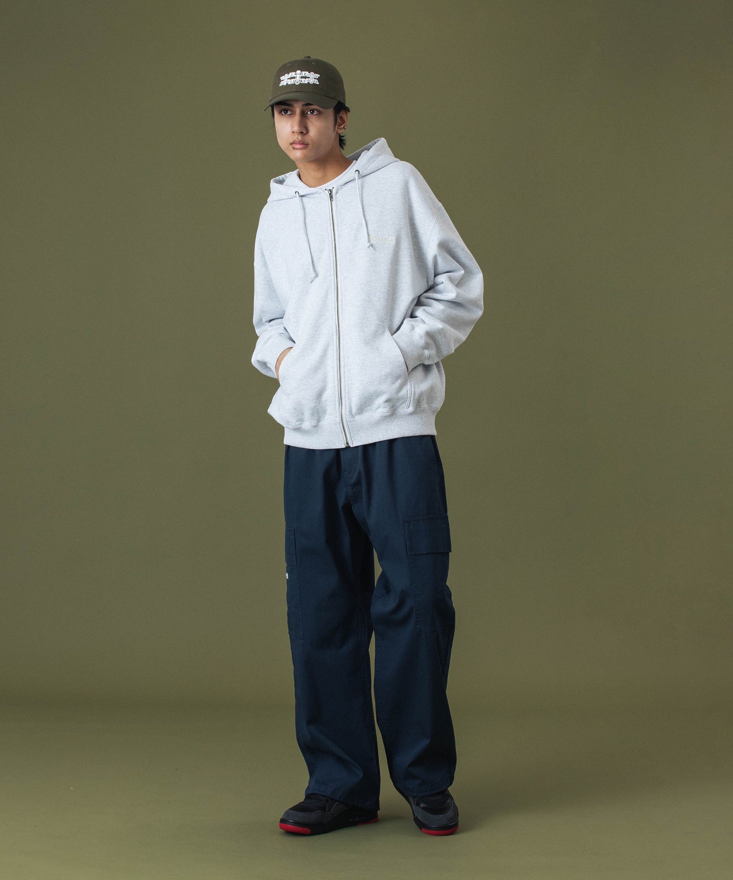 SLANTED OG ZIP HOODED SWEATSHIRT
