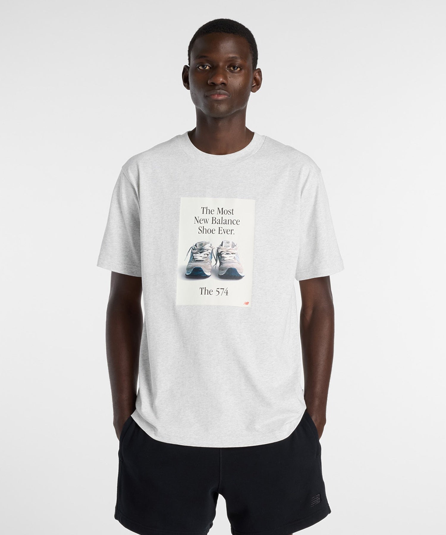 NEW BALANCE/ニューバランス/574 advertising t-shirts MT61B0WF