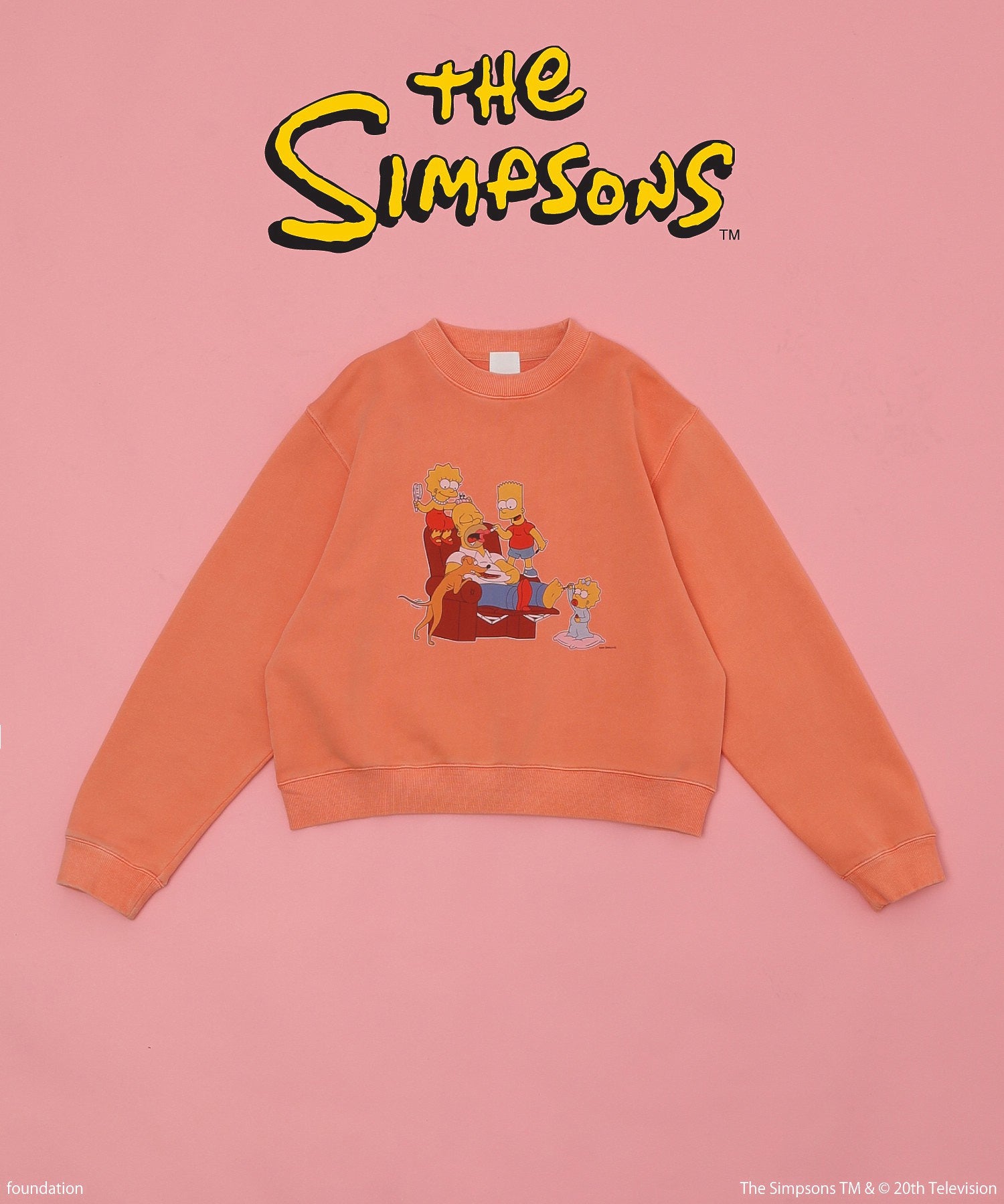 THE SIMPSONS / CROPPED SWEAT