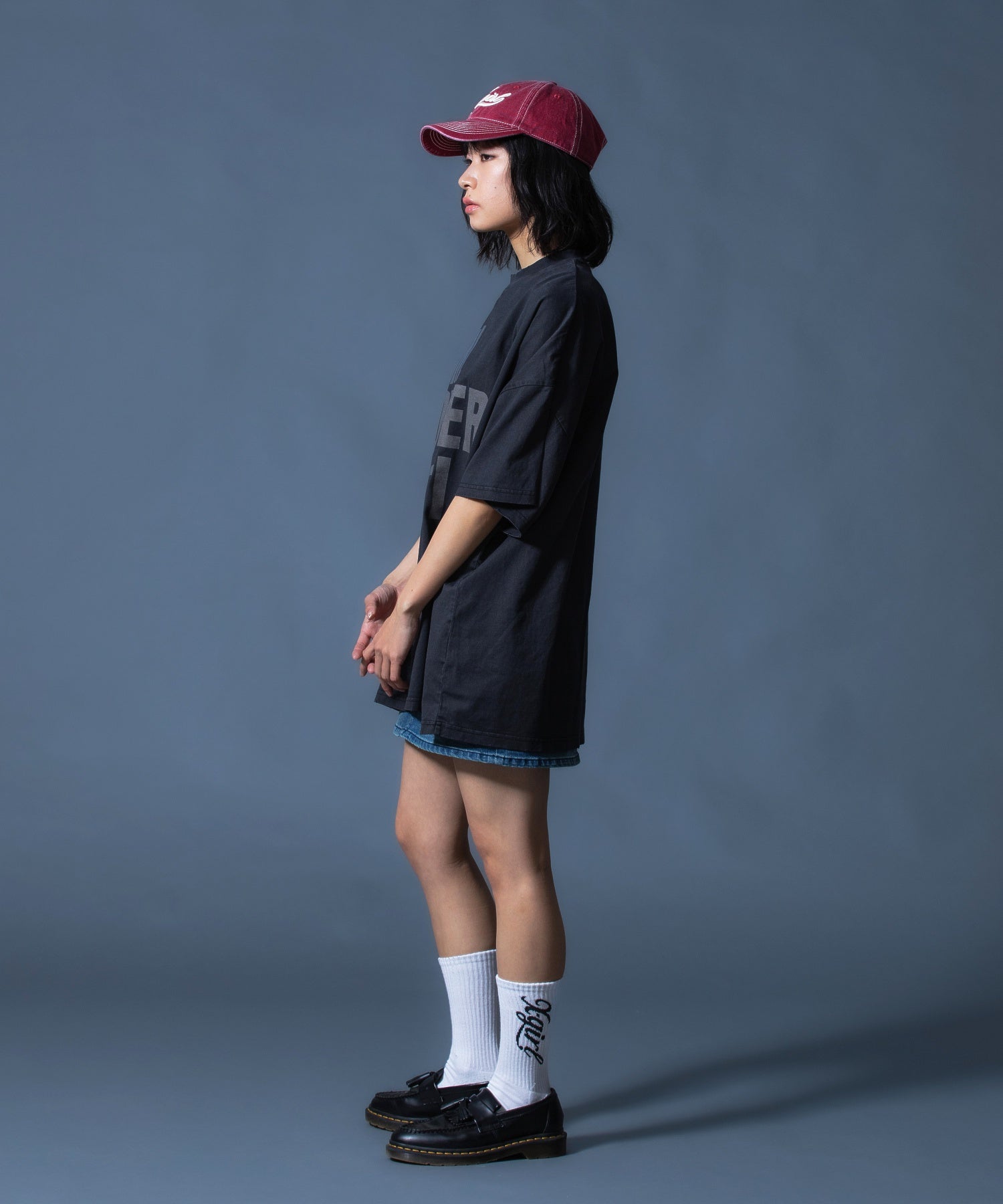 DISTRESSED BIG TEE DRESS