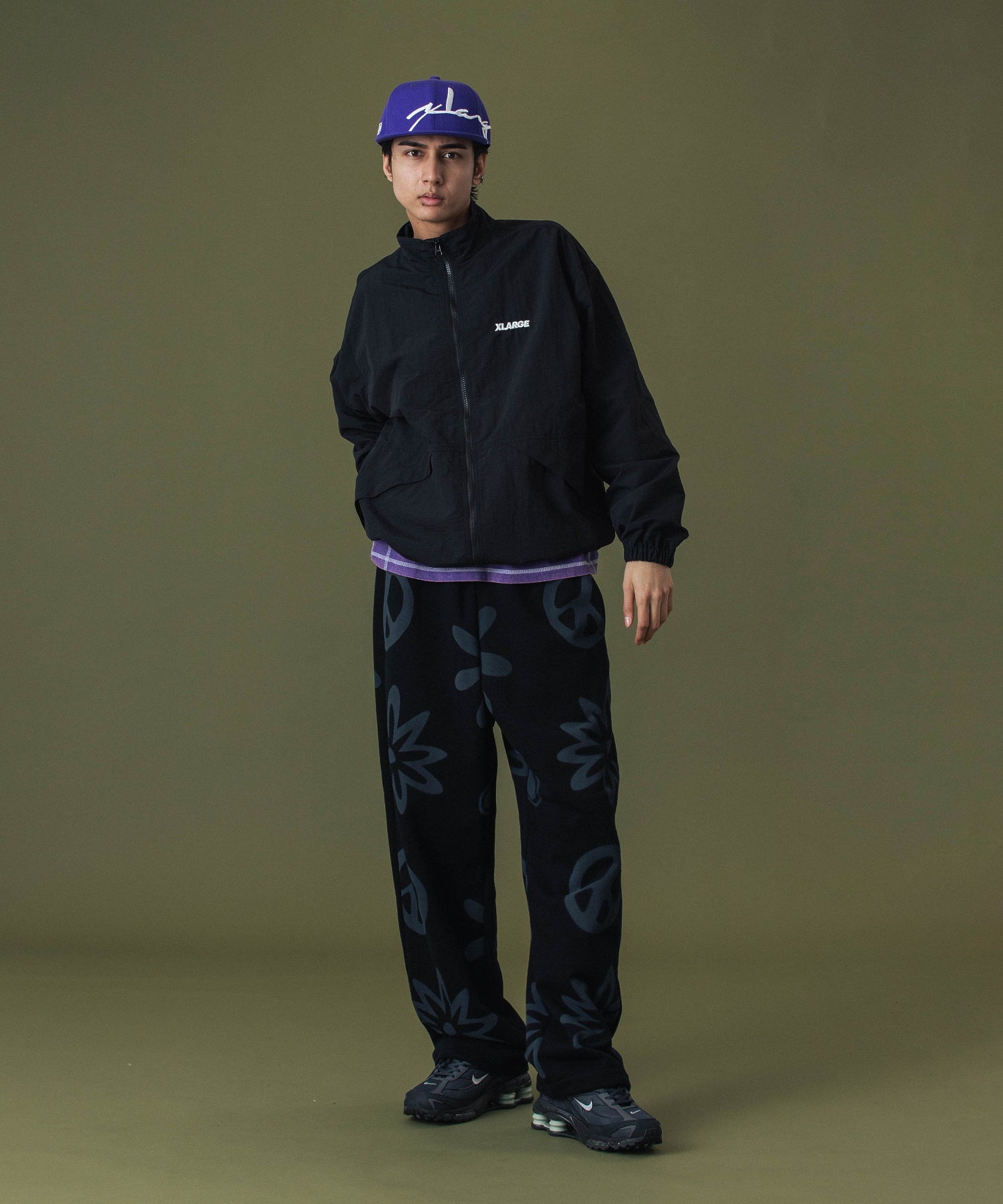 TRACK NYLON JACKET