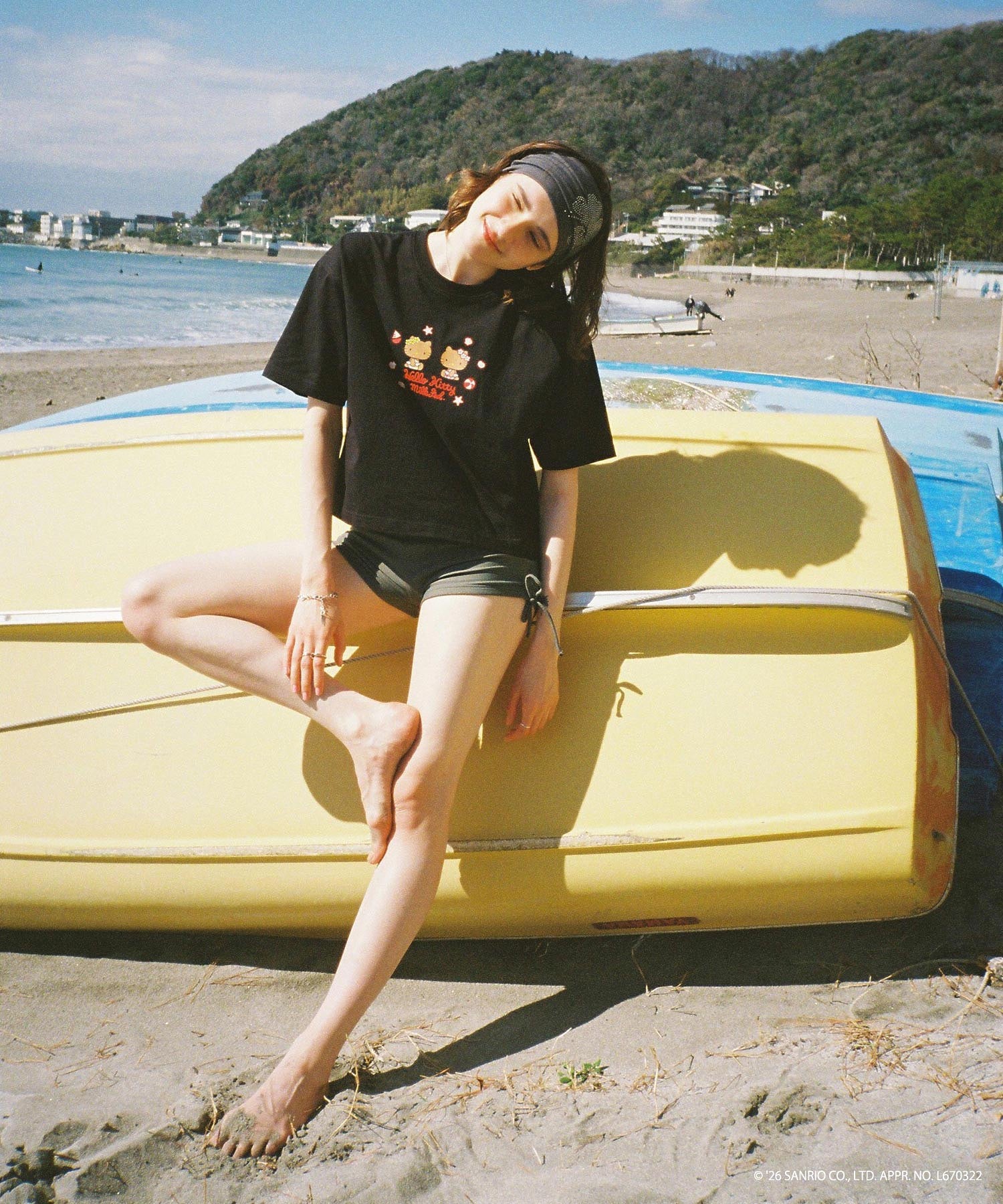 MILKFED. × HELLO KITTY SUN-KISSED F2F S/S TEE