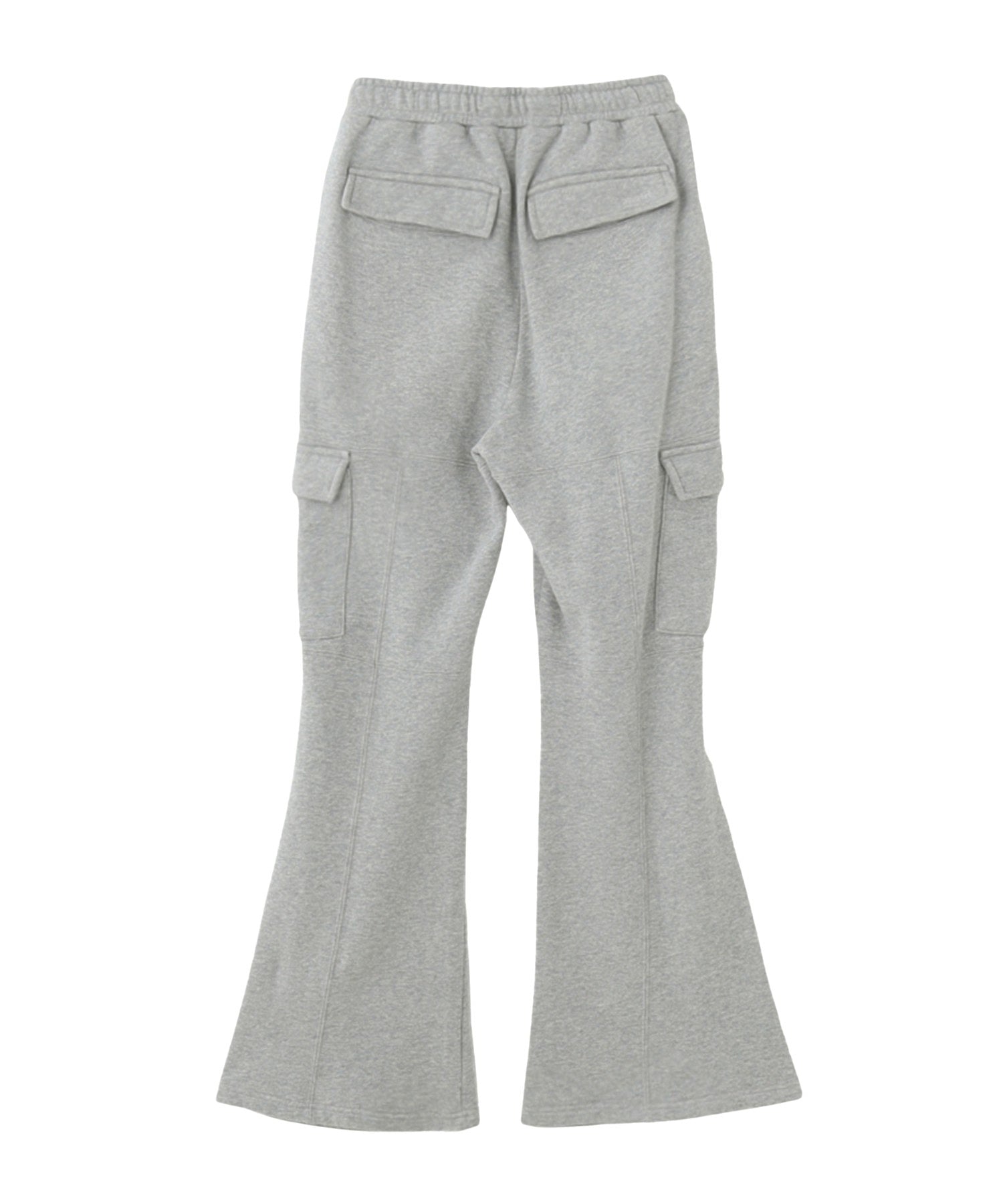 CARGO POCKET FLARE SWEAT PANTS
