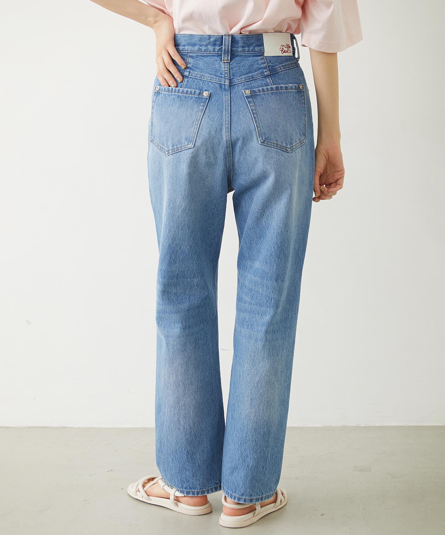 STRAIGHT DENIM PANTS