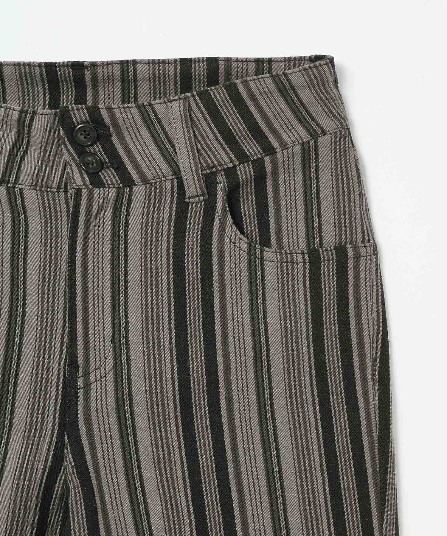 MULTI STRIPE FLARE PANTS X-girl