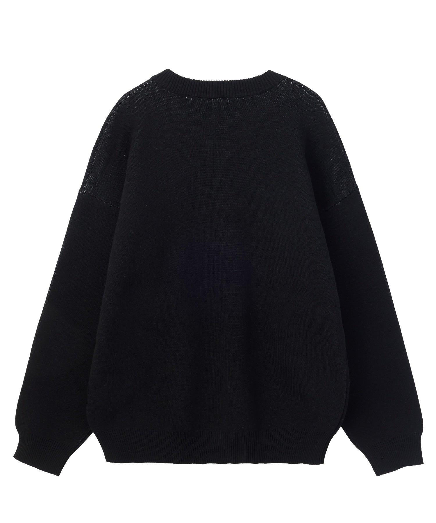 SCRIPT LOGO JACQUARD KNIT TOP