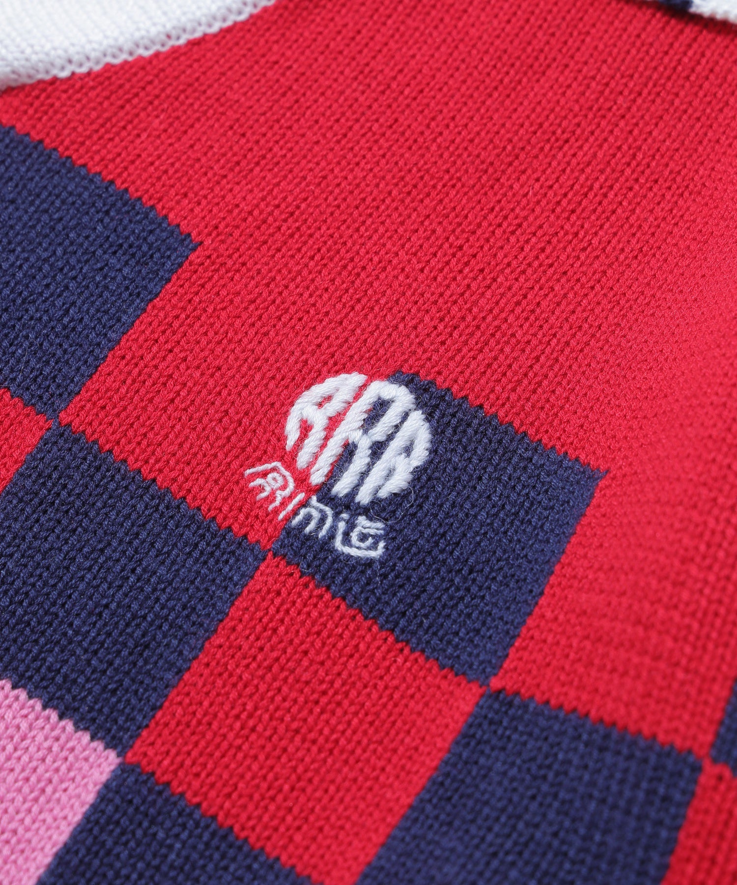 RICE NINE TEN/ライス ナイン テン/KNITTING CHECKRD SOCCER JERSEY/KN-CH-SOC