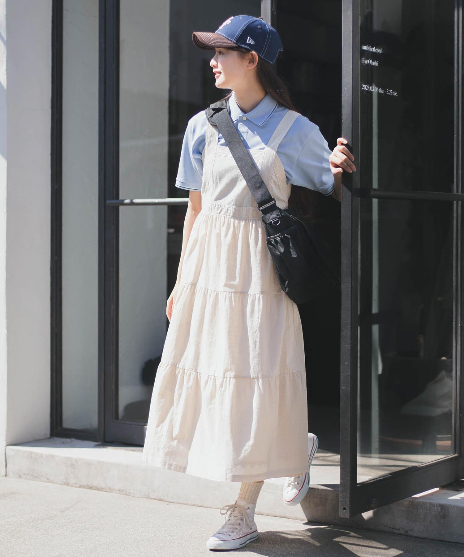 APRON TIERED DRESS