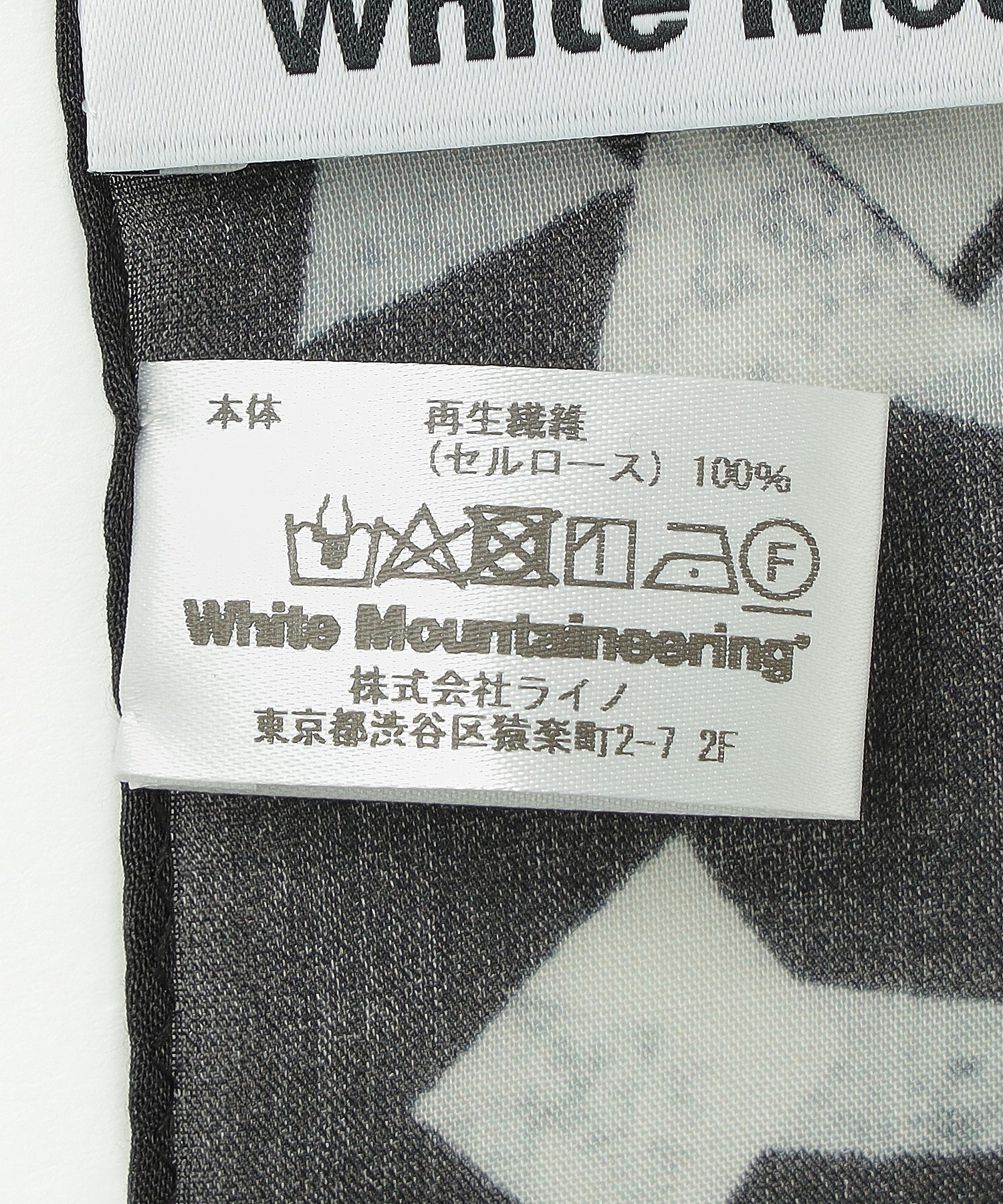 WHITE MOUNTAINEERING/ホワイトマウンテニアリング/LION PATTERN SCARF/WM2571805