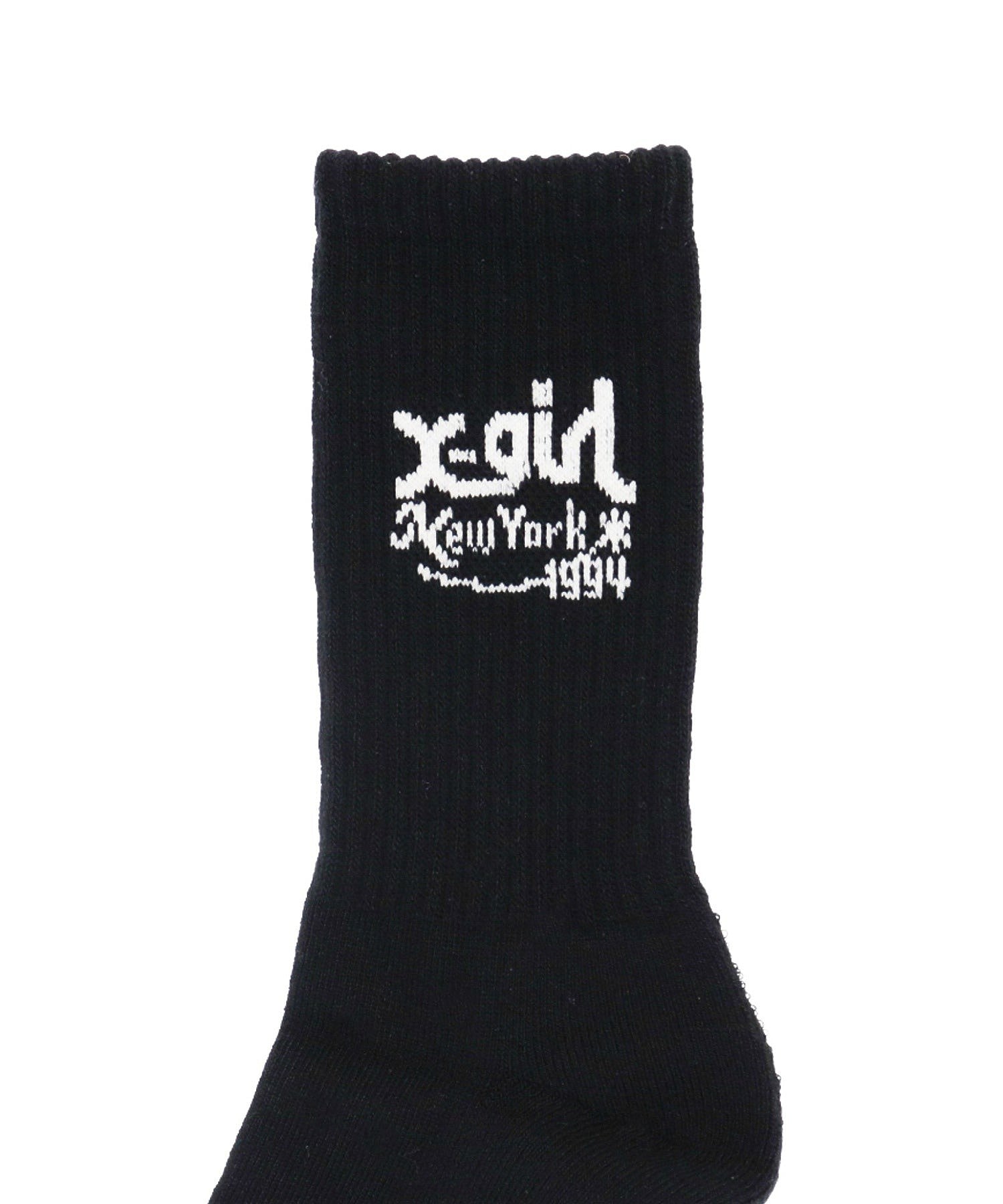 X-girl NEW YORK RIB SOCKS