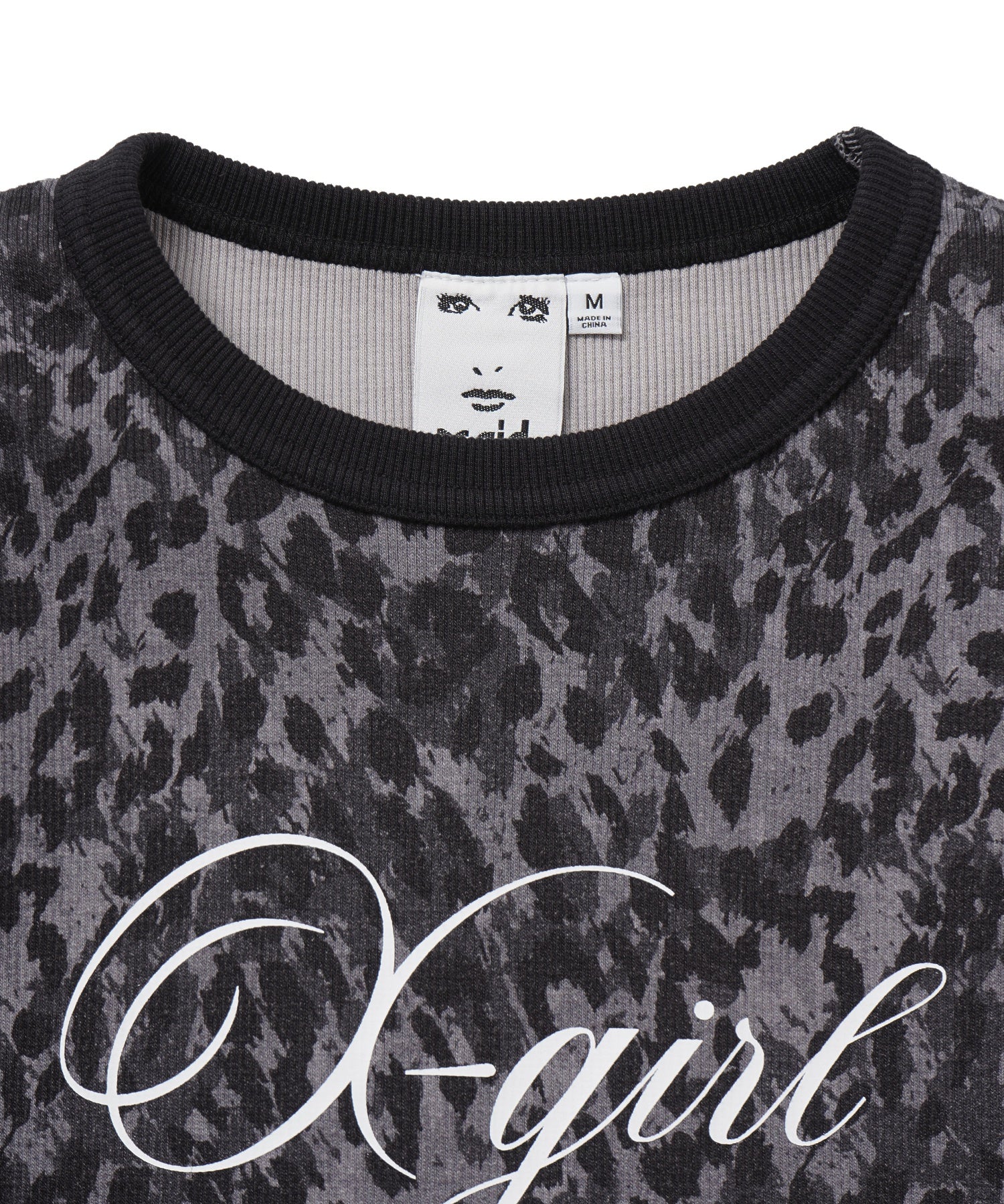 LEOPARD S/S RINGER BABY TEE