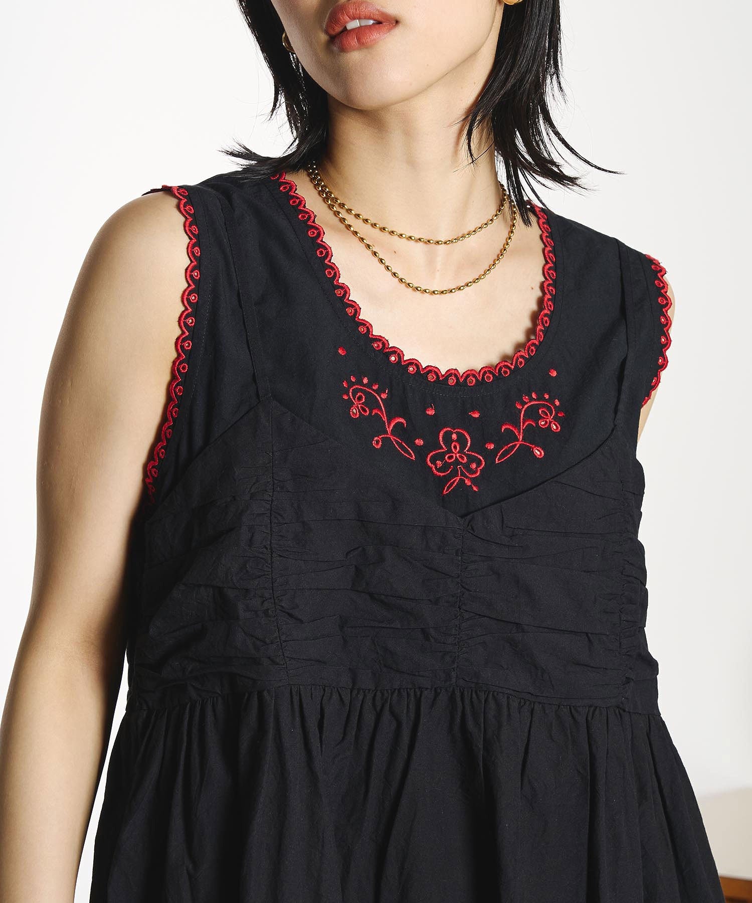 【ROSE BUD別注】INDIA IS BEAUTIFUL/BLACK DRESS