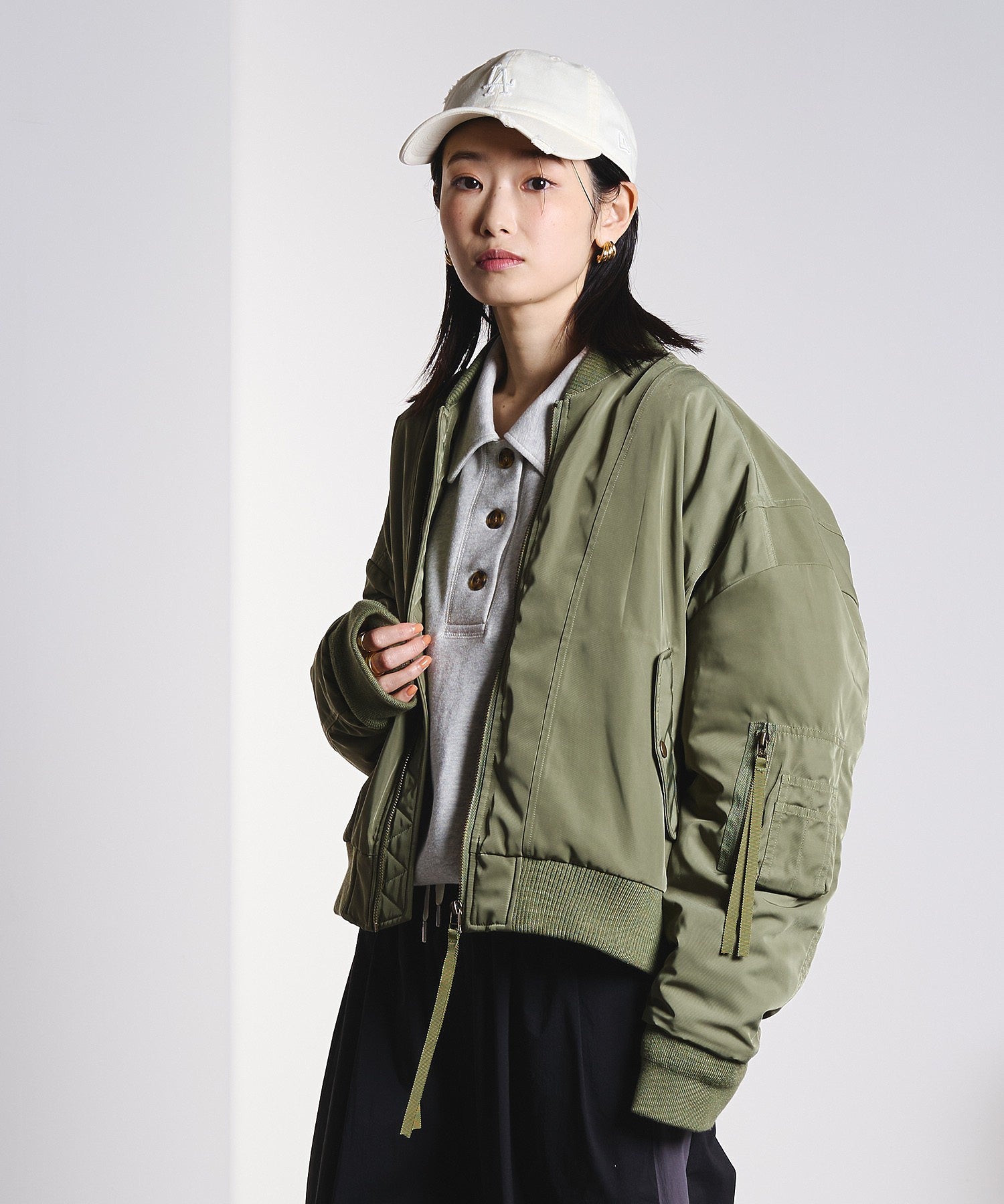 model:169cm 着用サイズ:ONE SIZE