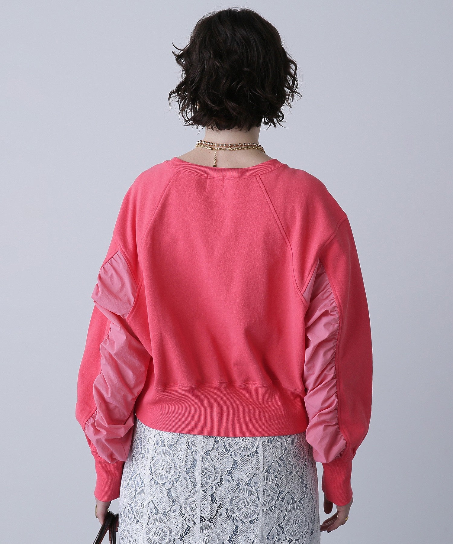 ナイロンドッキングスウェット